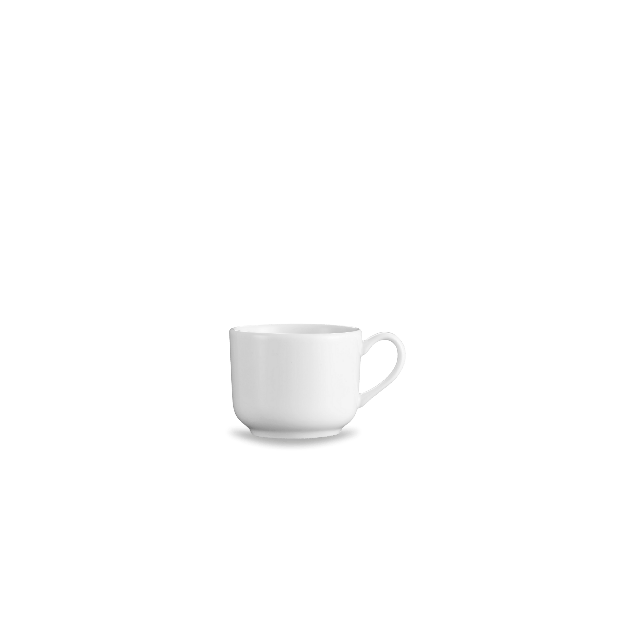Pillivuyt Sancerre Cups, Set of 4 Espresso - 2.25" diam x 2.5" H - 3 oz - Set of 4 - KANSO