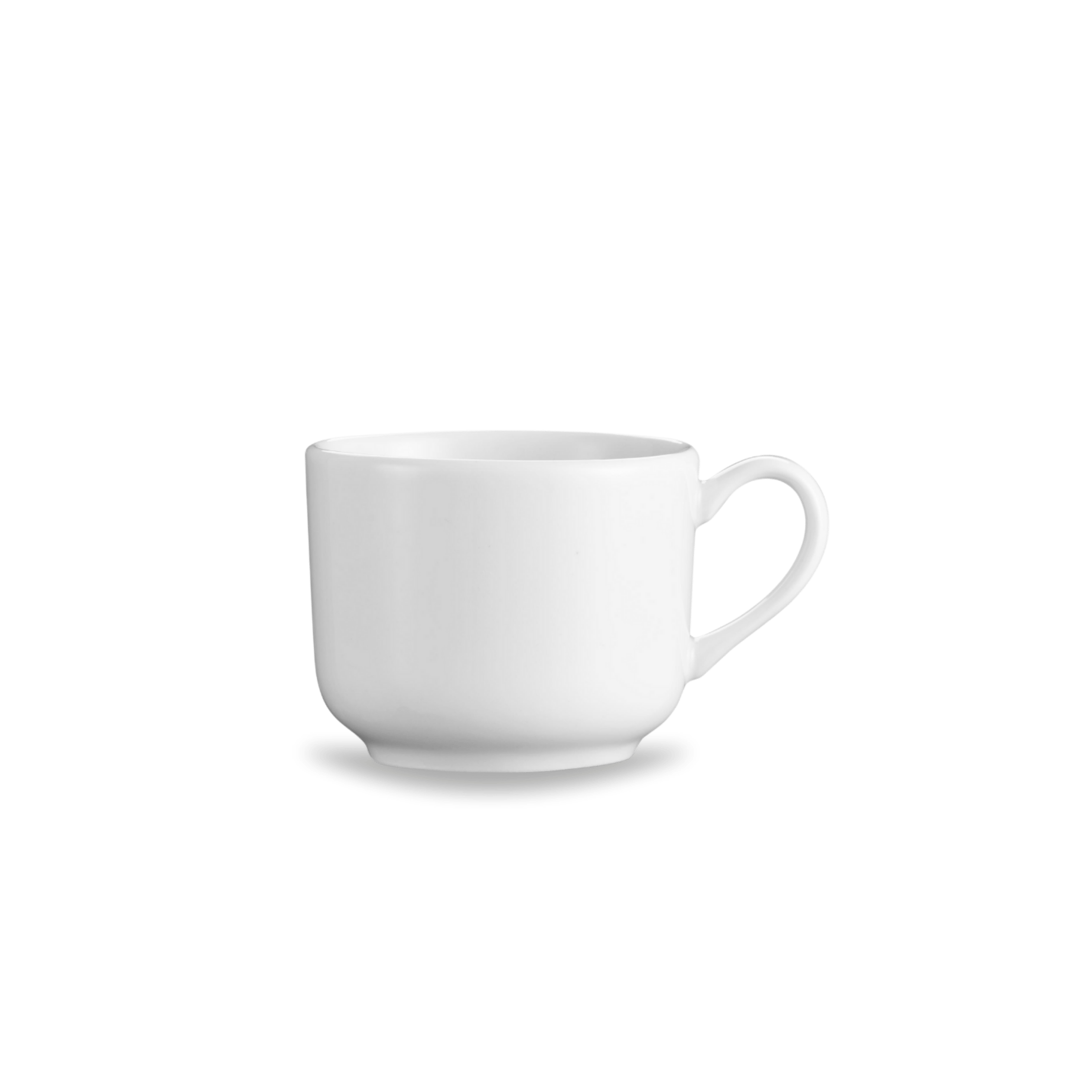 Pillivuyt Sancerre Cups, Set of 4 Chocolate - 3.25" diam x 2.75" H - 8 oz - Set of 4 - KANSO