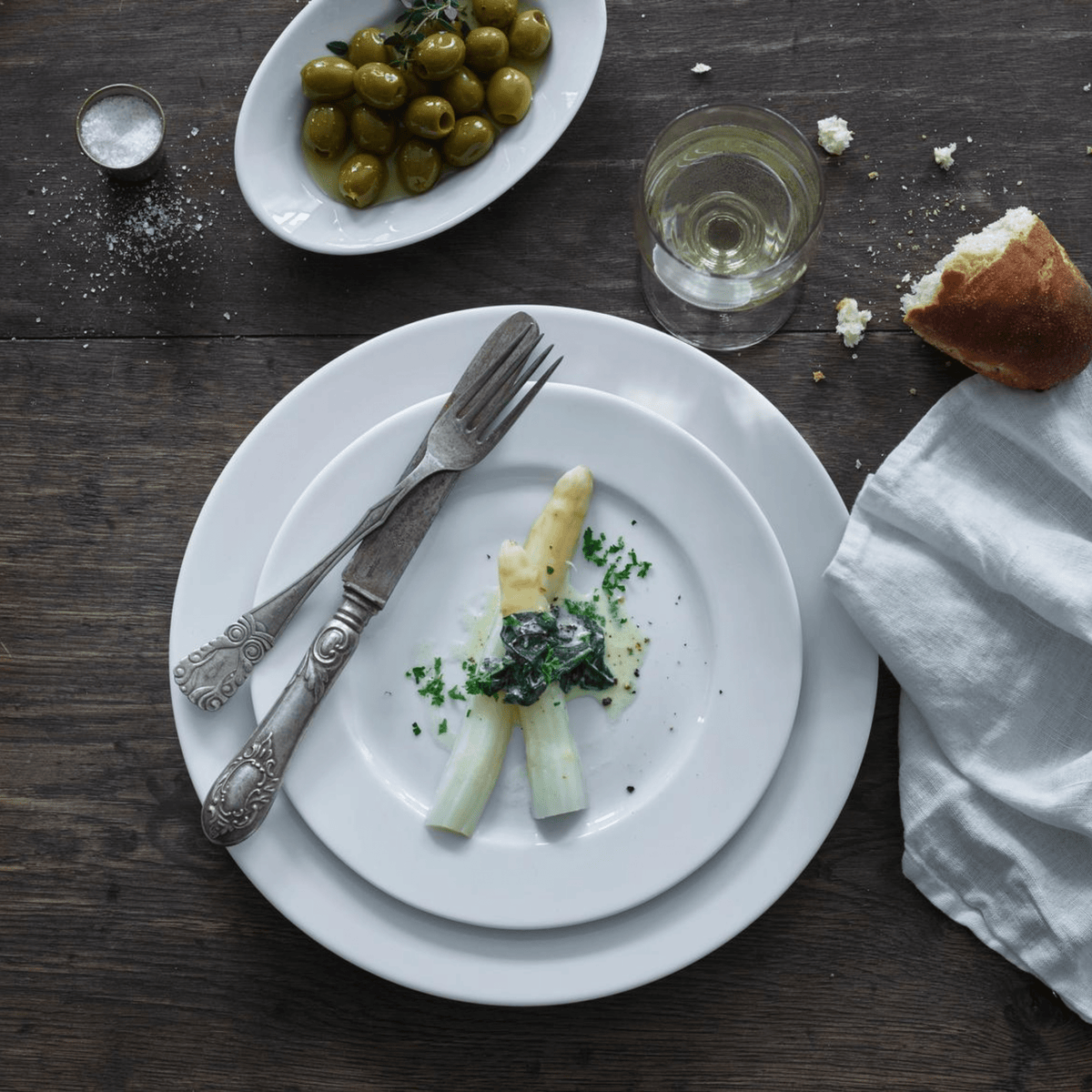 Pillivuyt Sancerre Plates, Set of 4