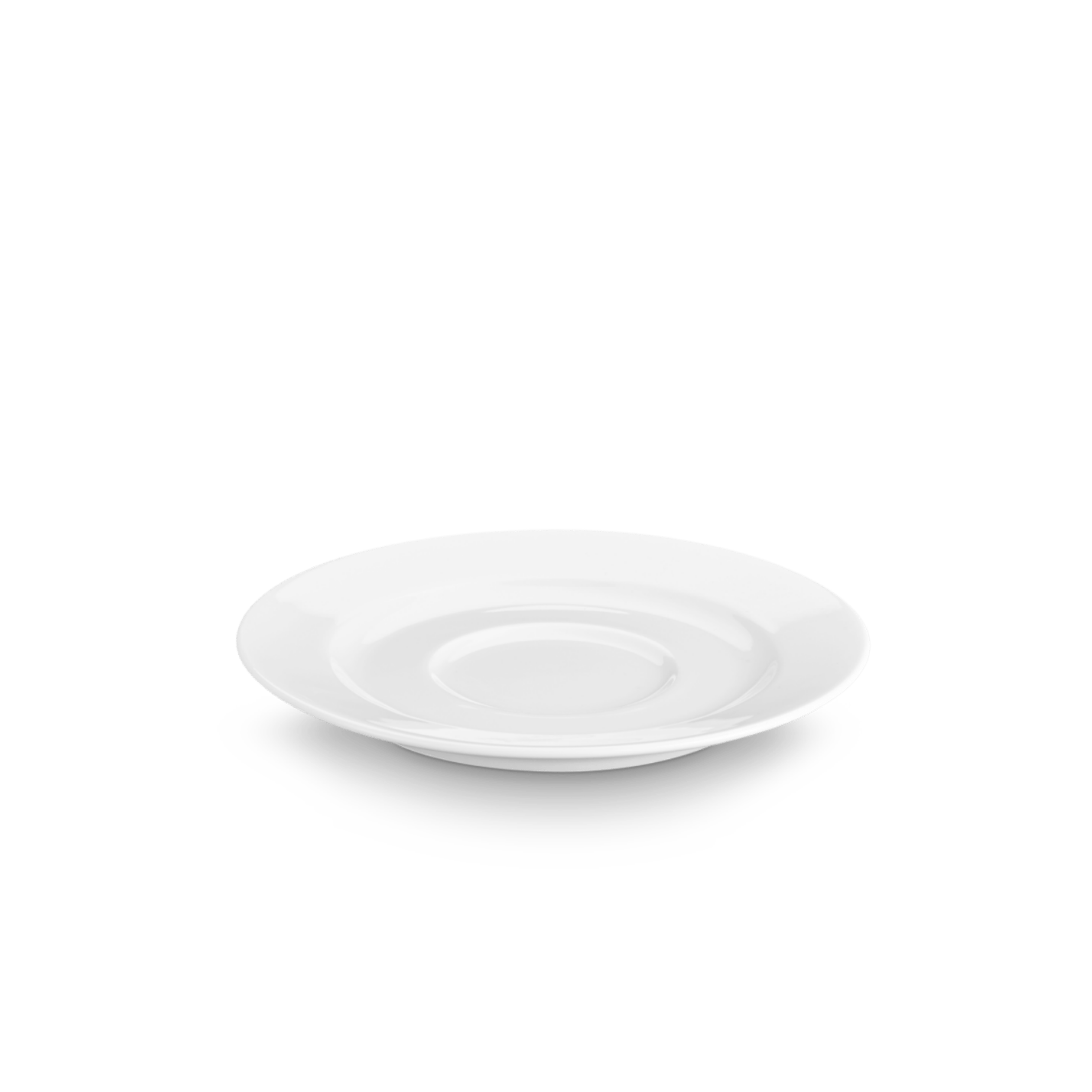 Pillivuyt Sancerre Saucers, Sets of 4 Breakfast or Chocolate - 6.5" diam - Set of 4 - KANSO