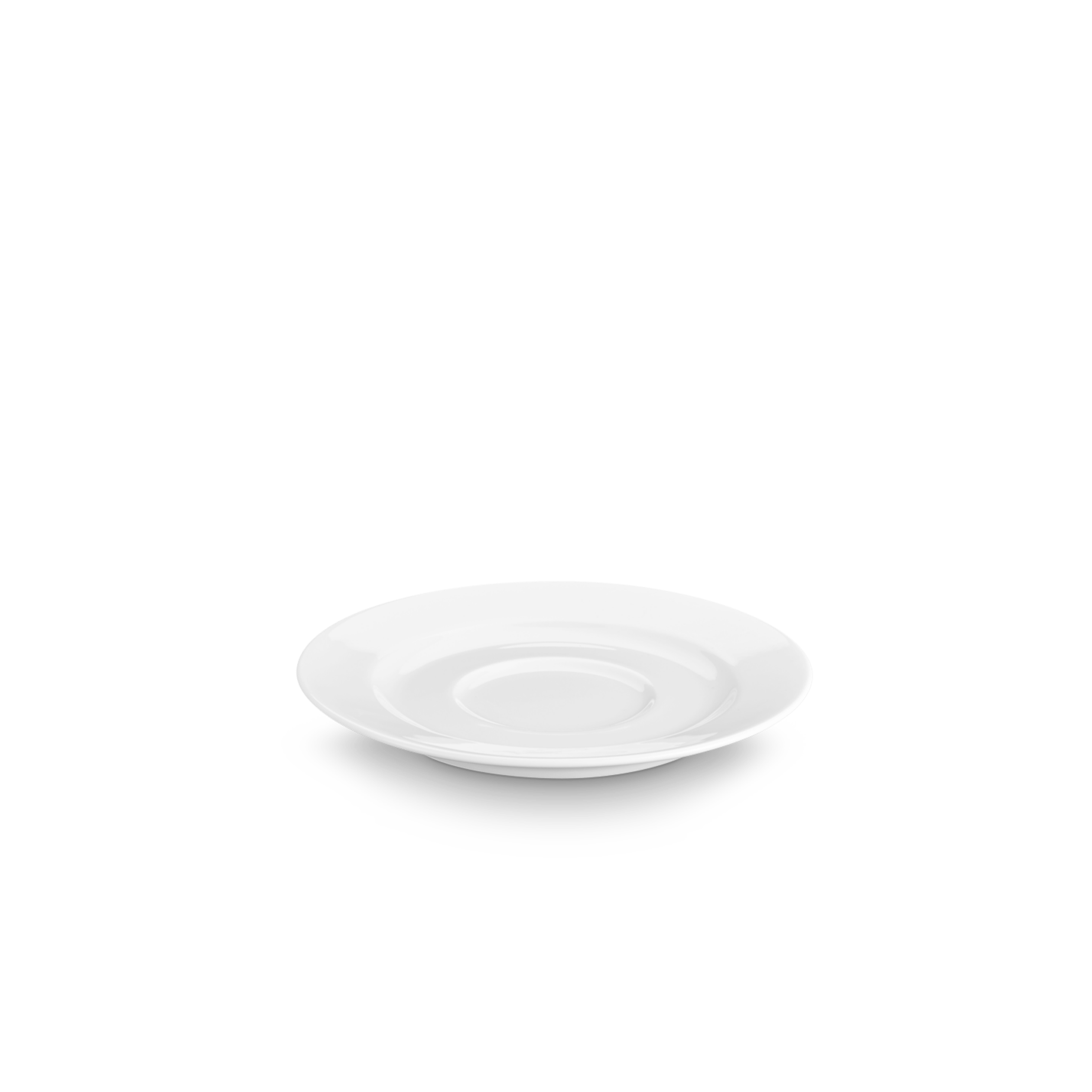 Pillivuyt Sancerre Saucers, Sets of 4 Espresso - 5.25" diam - Set of 4 - KANSO