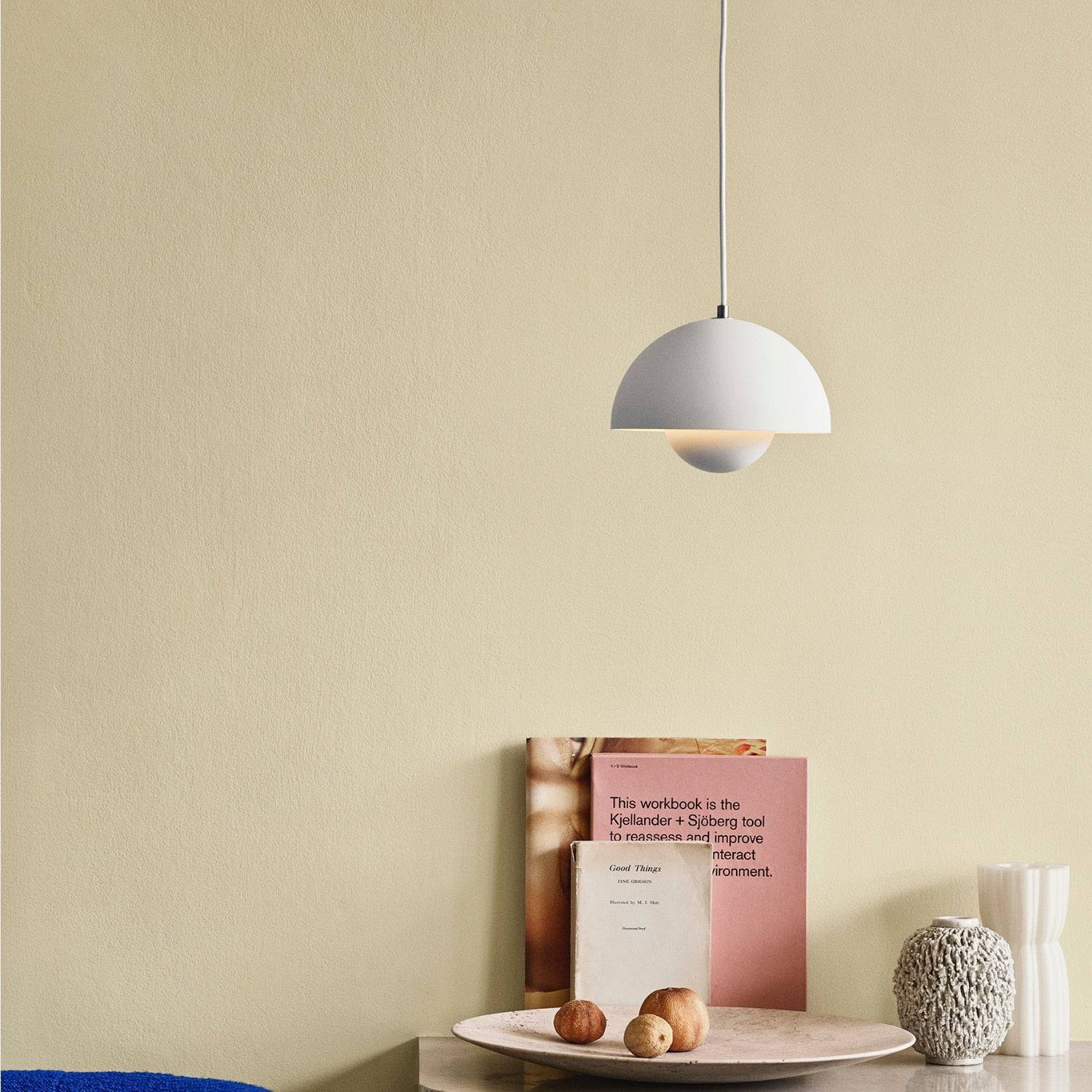 &Tradition Flowerpot VP1 Pendant Stainless - KANSO#Color_Matt Light Grey