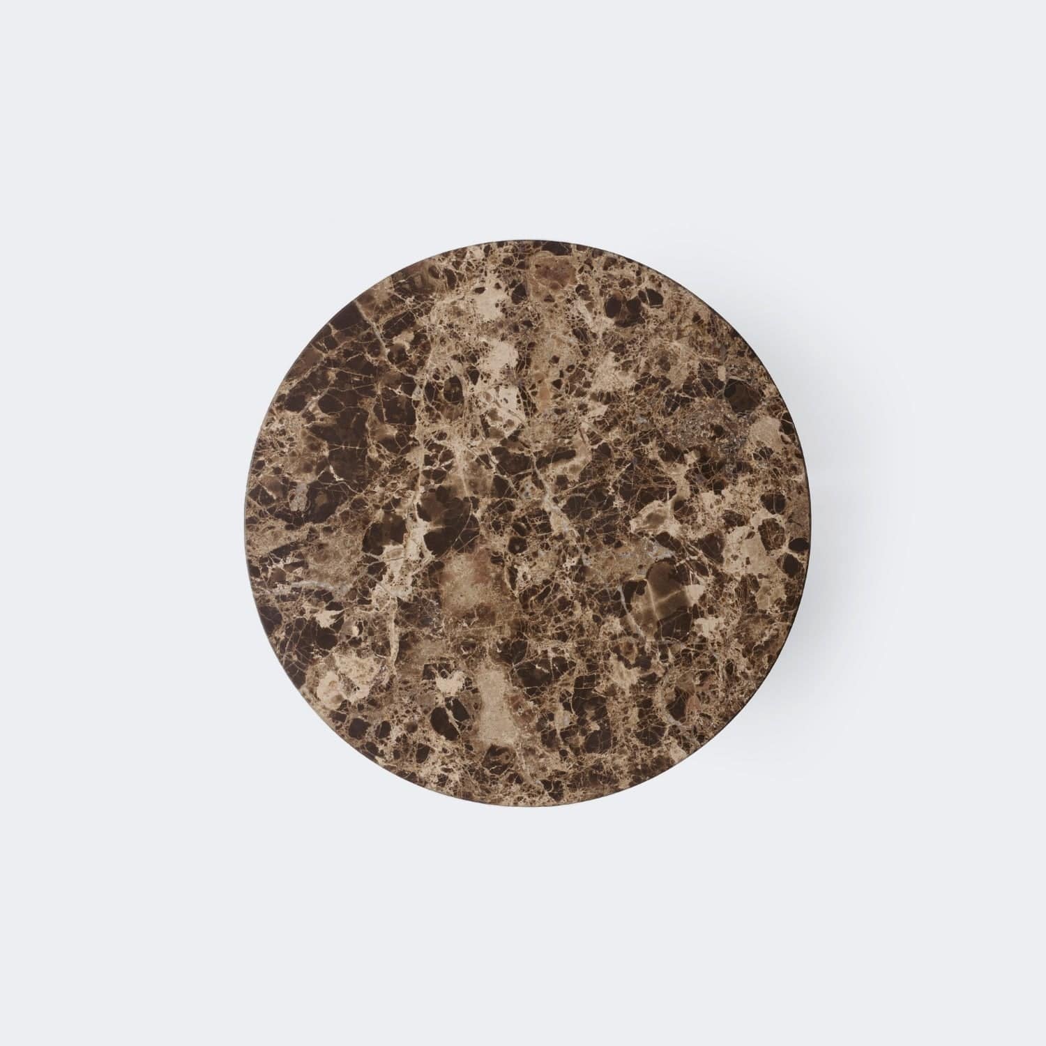 Audo Copenhagen Androgyne Side Table, 16.5in Emperador Marble - KANSO#Material_Emperador Marble