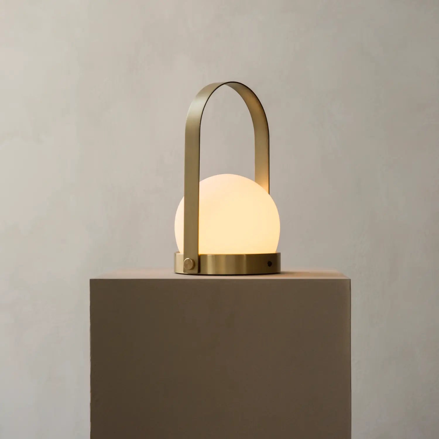 Audo Copenhagen Carrie LED Lamp Brushed Brass - KANSO#Color_Brushed Brass