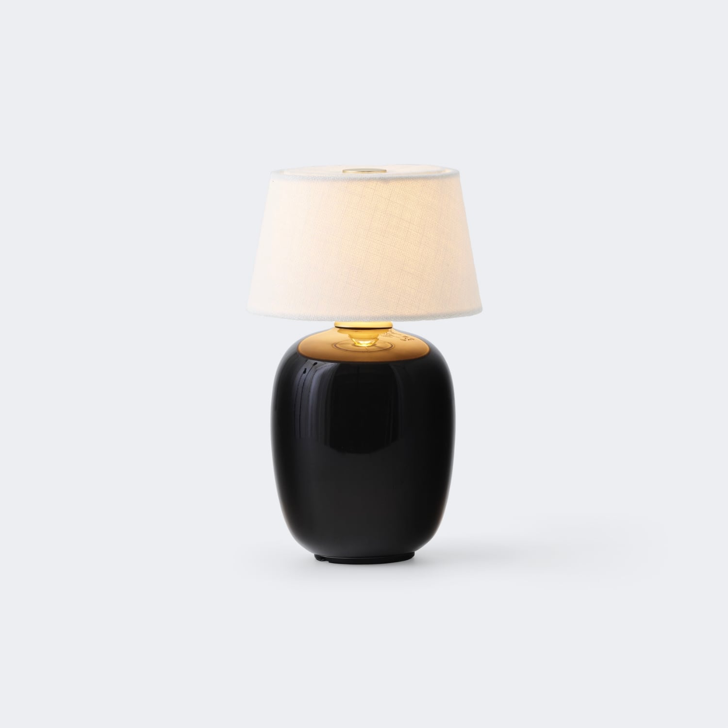 Audo Copenhagen Torso Table Lamp, Portable Black - KANSO#Color_Black