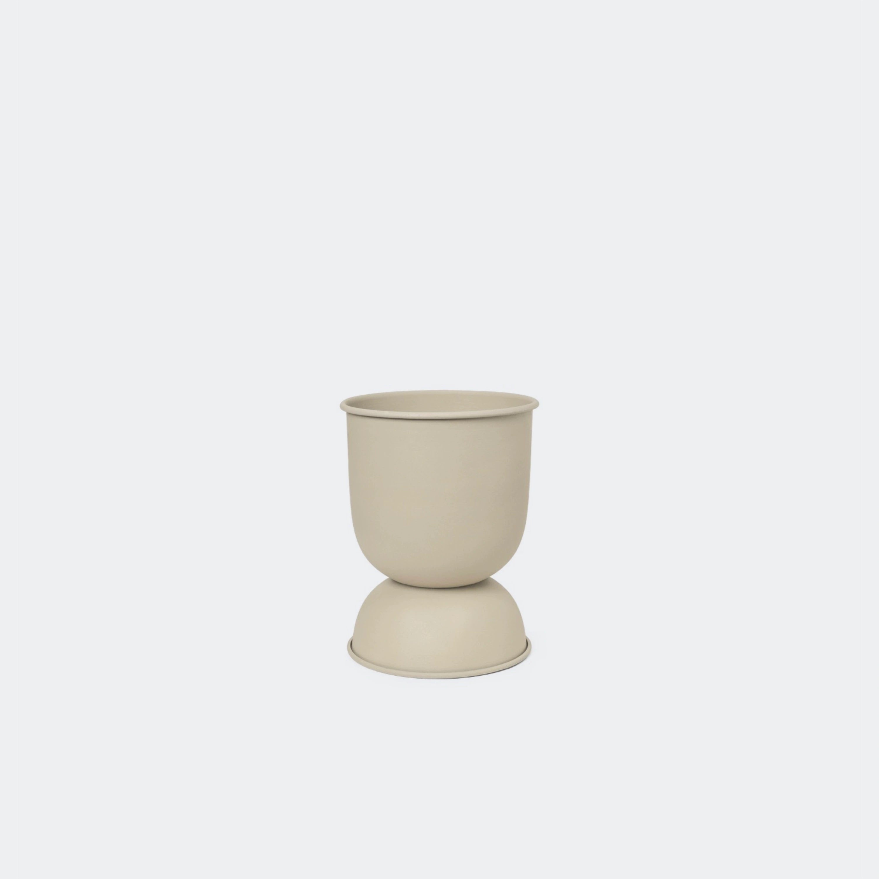 Ferm Living Hourglass Pot, Cashmere Extra Small - KANSO#Select Size_Extra Small