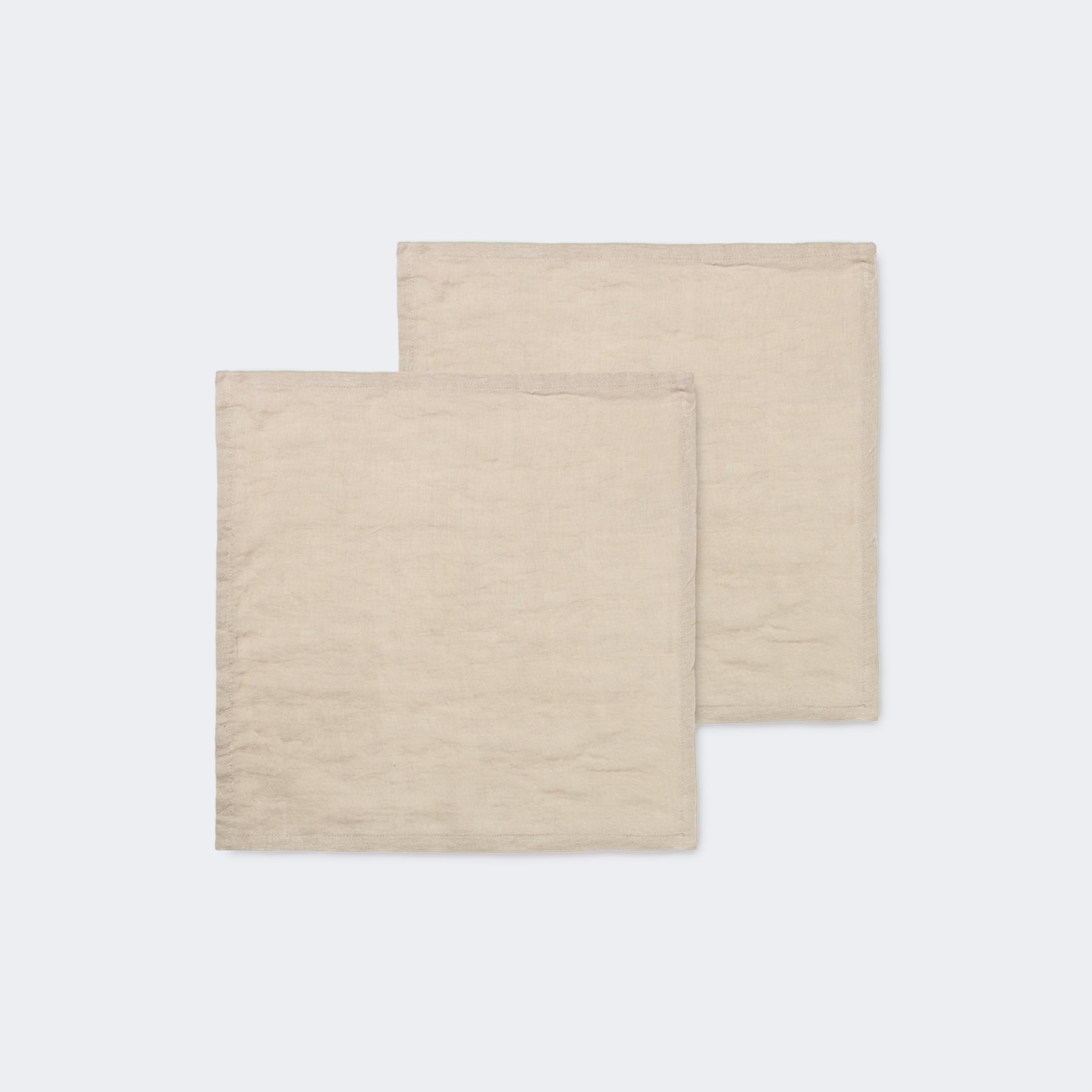 Ferm Living Linen Napkins, Set of 2 Natural - KANSO#Color_Natural