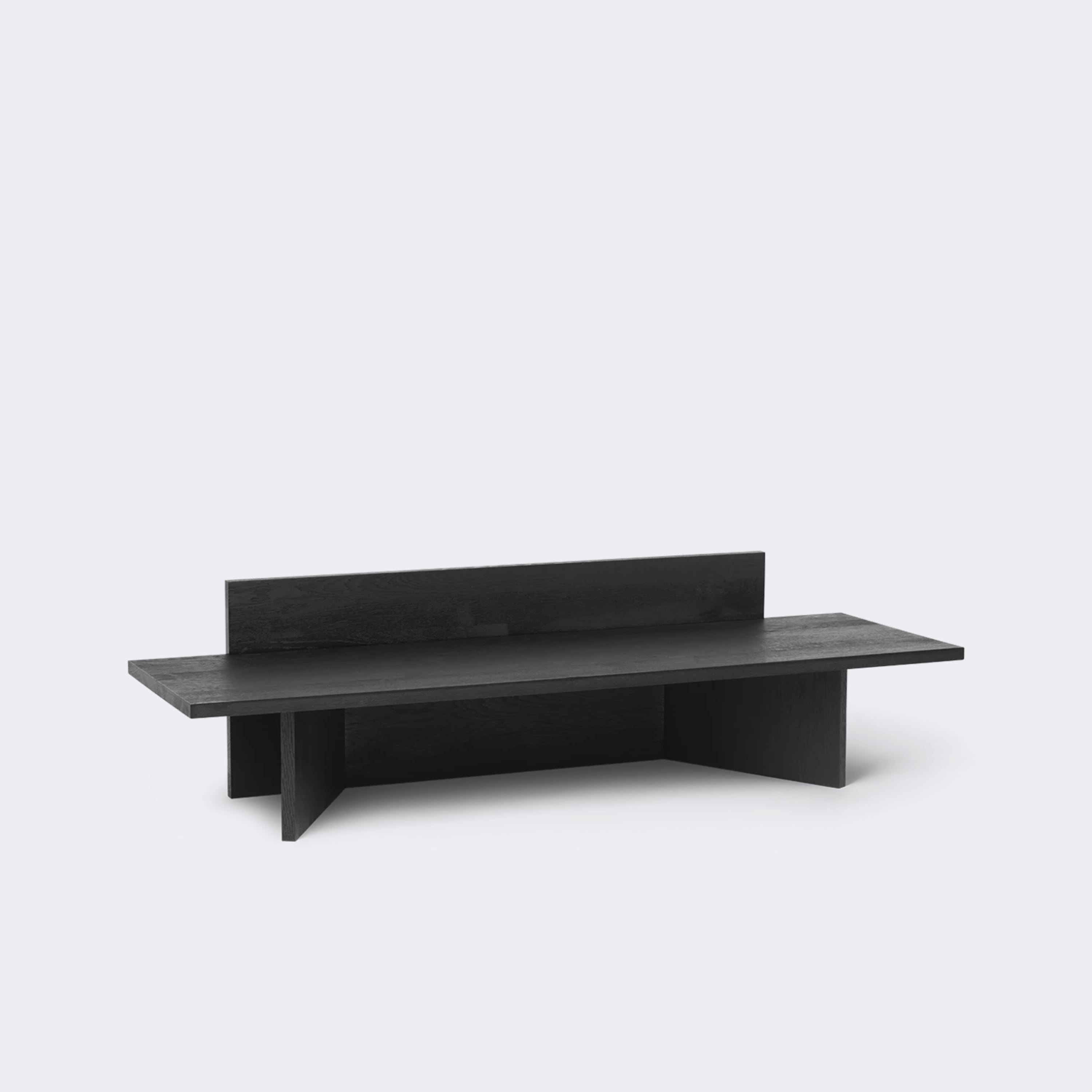 Ferm Living Oblique Bench Black - KANSO#color_black