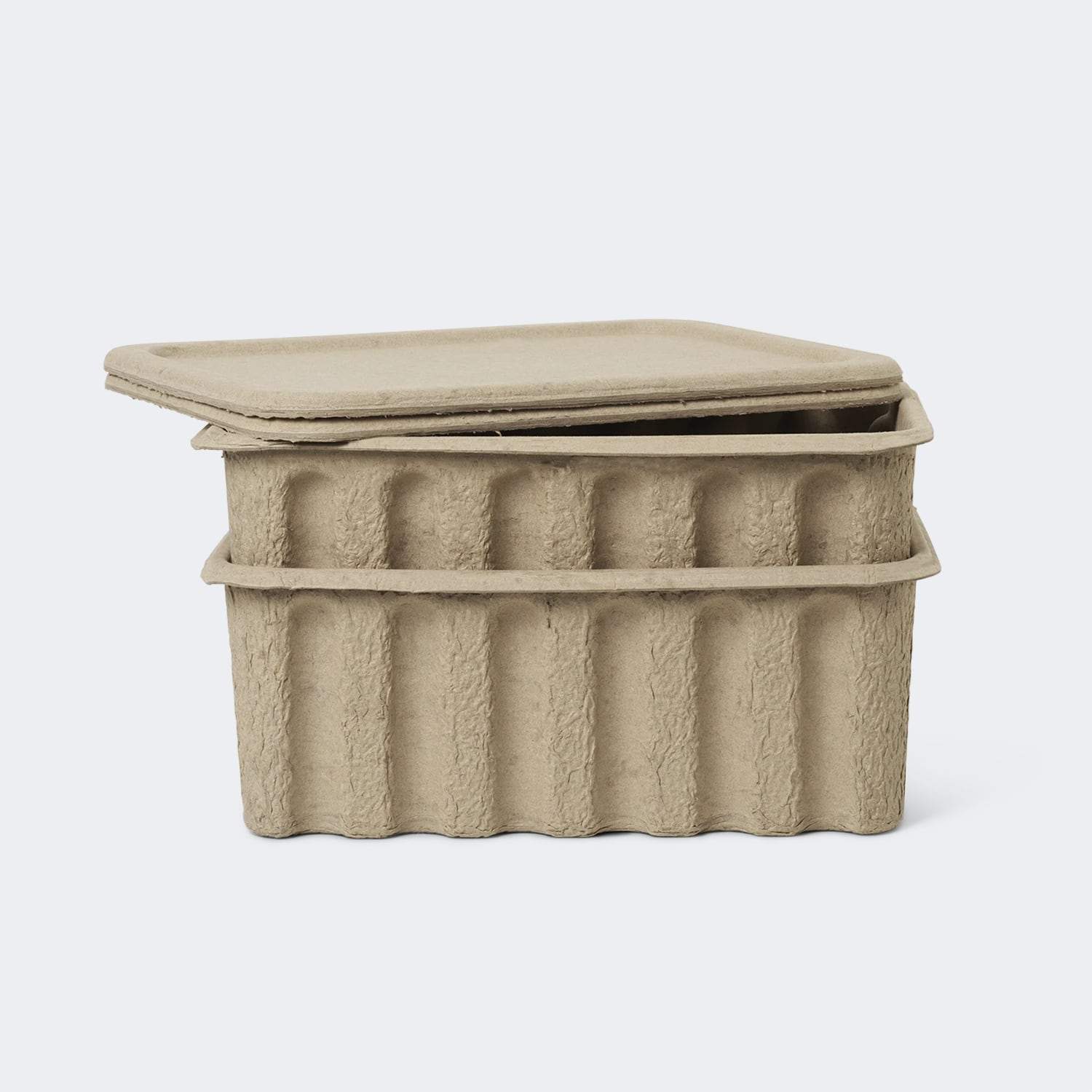 Ferm Living Paper Pulp Box - Large - Set of 2 - KANSO