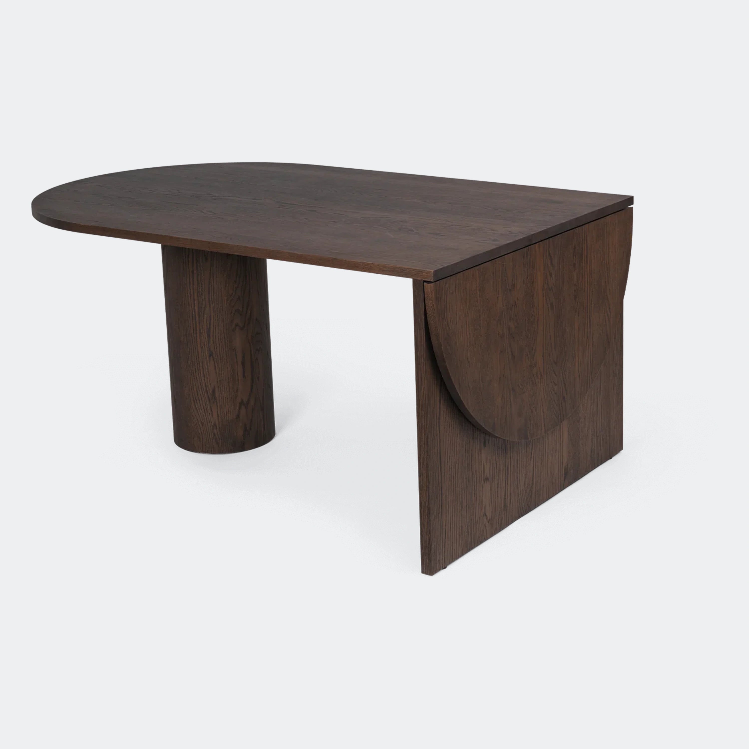 Ferm Living Pylo Dining Table - Dark Stained - KANSO