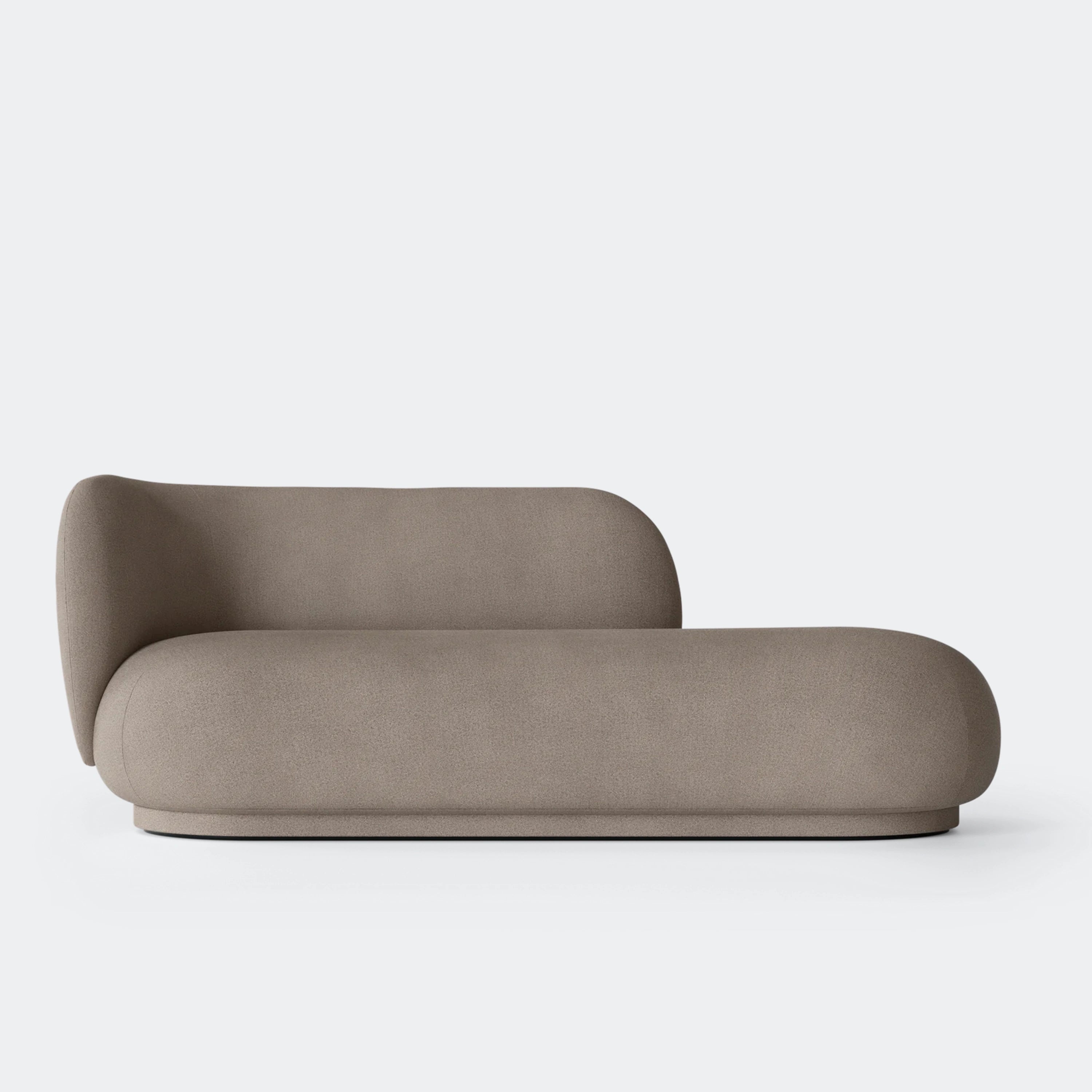 Ferm Living Rico Divan Ready To Ship Brushed - Warm Grey - KANSO#Color_Brushed - Warm Grey