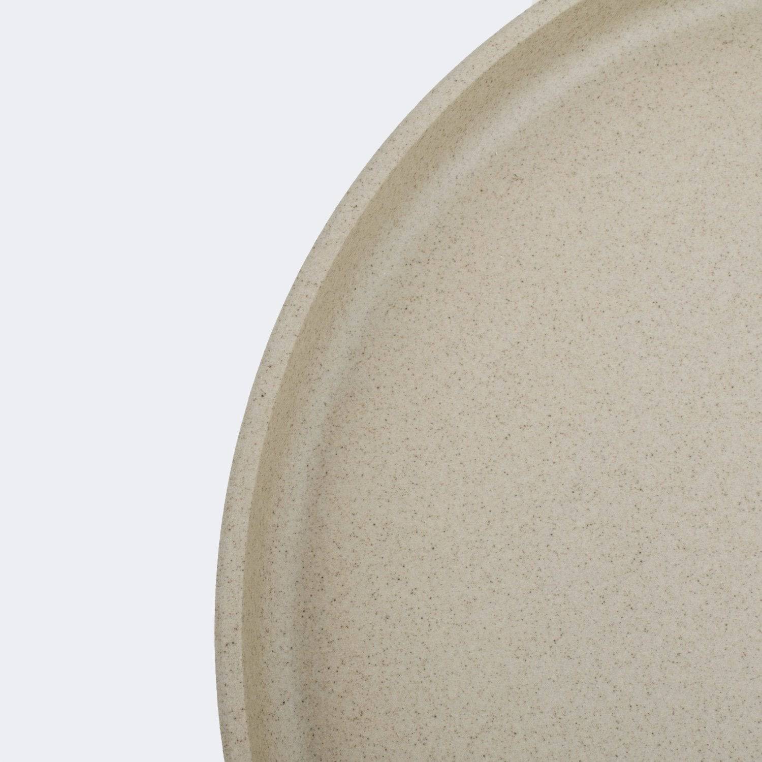 Hasami Porcelain Plate in Natural - KANSO