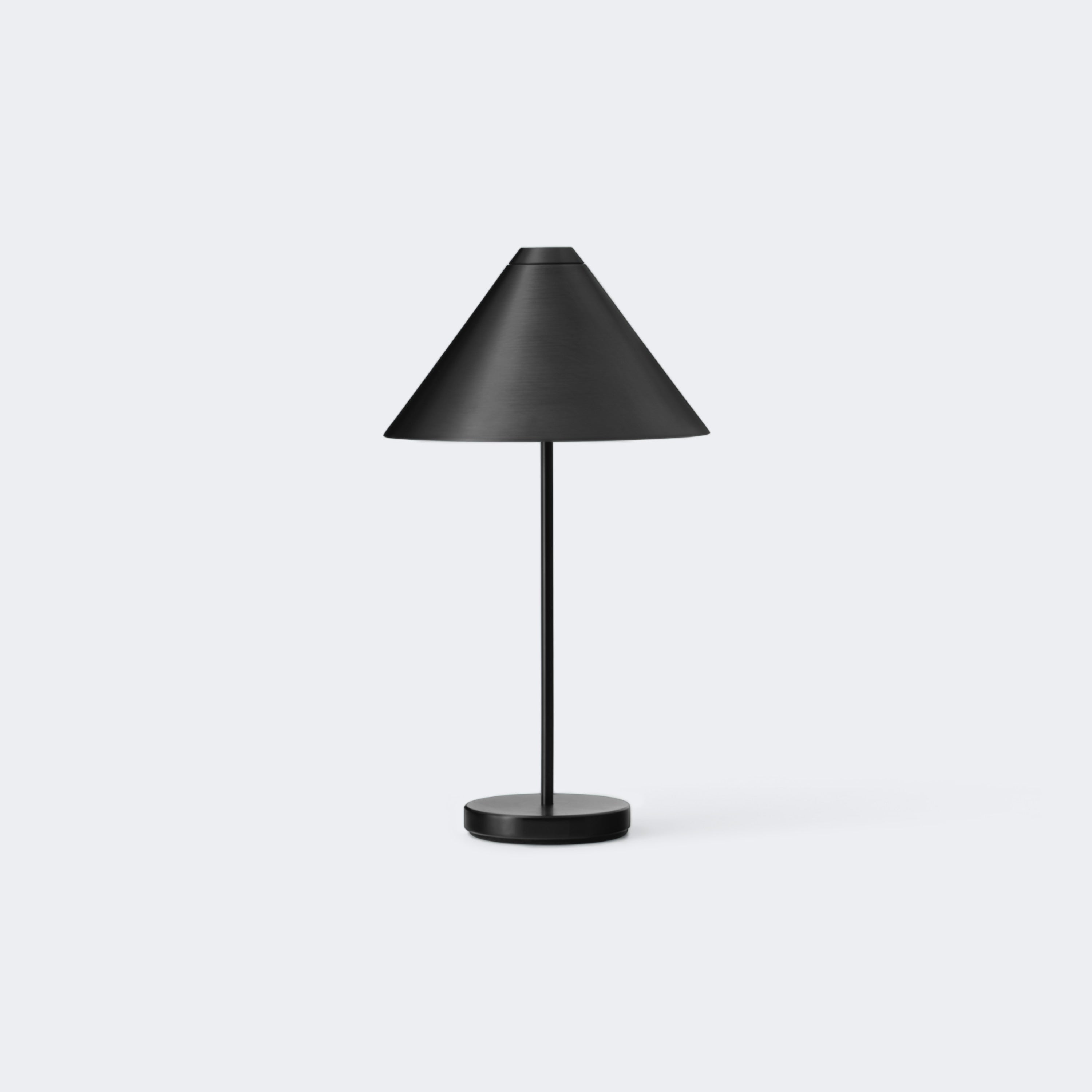 New Works Brolly Portable Table Lamp Black - KANSO#Color_Black