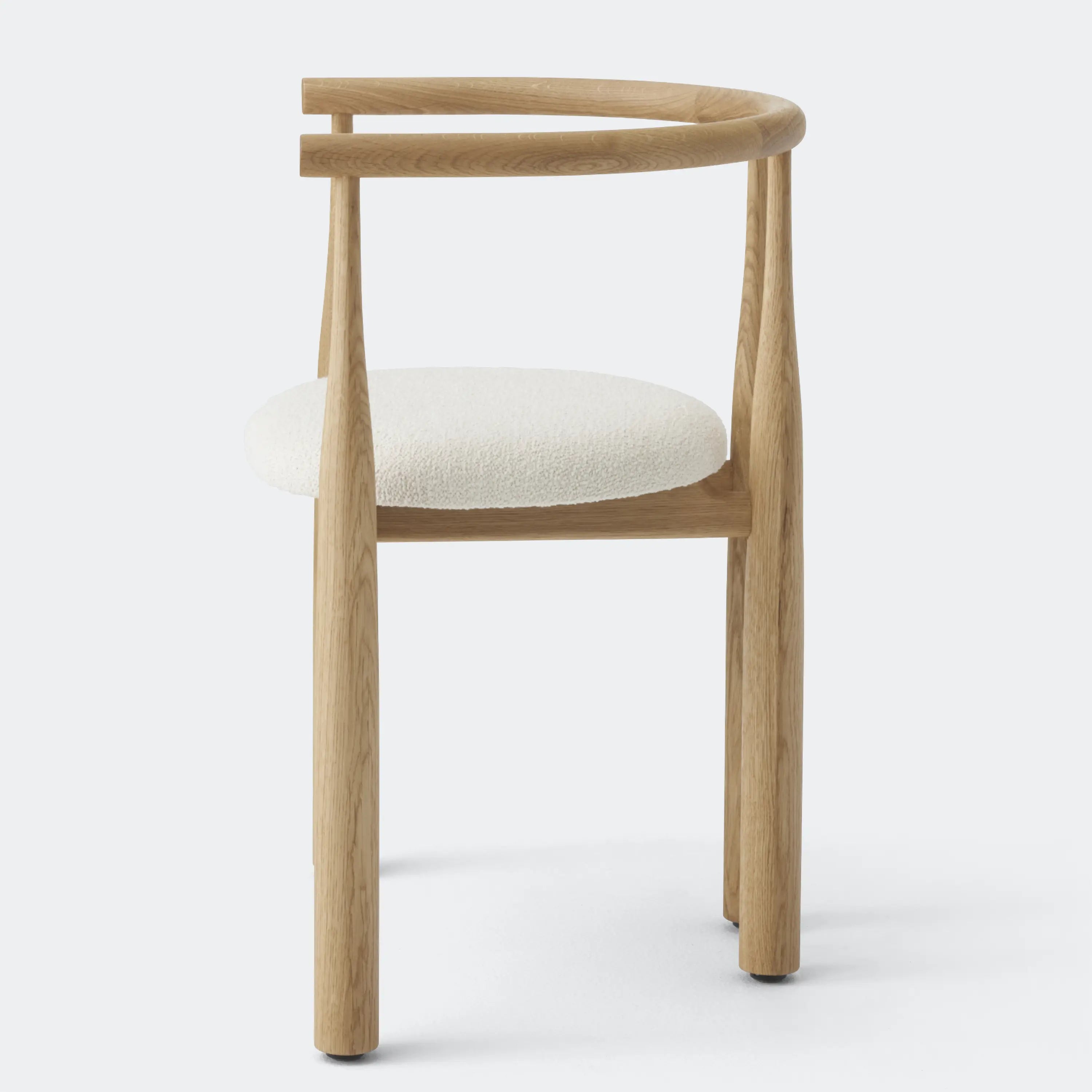 New Works Bukowski Chair 8 Weeks Oak, Lana 024 - KANSO#Frame/Fabric Color_Oak, Lana 024