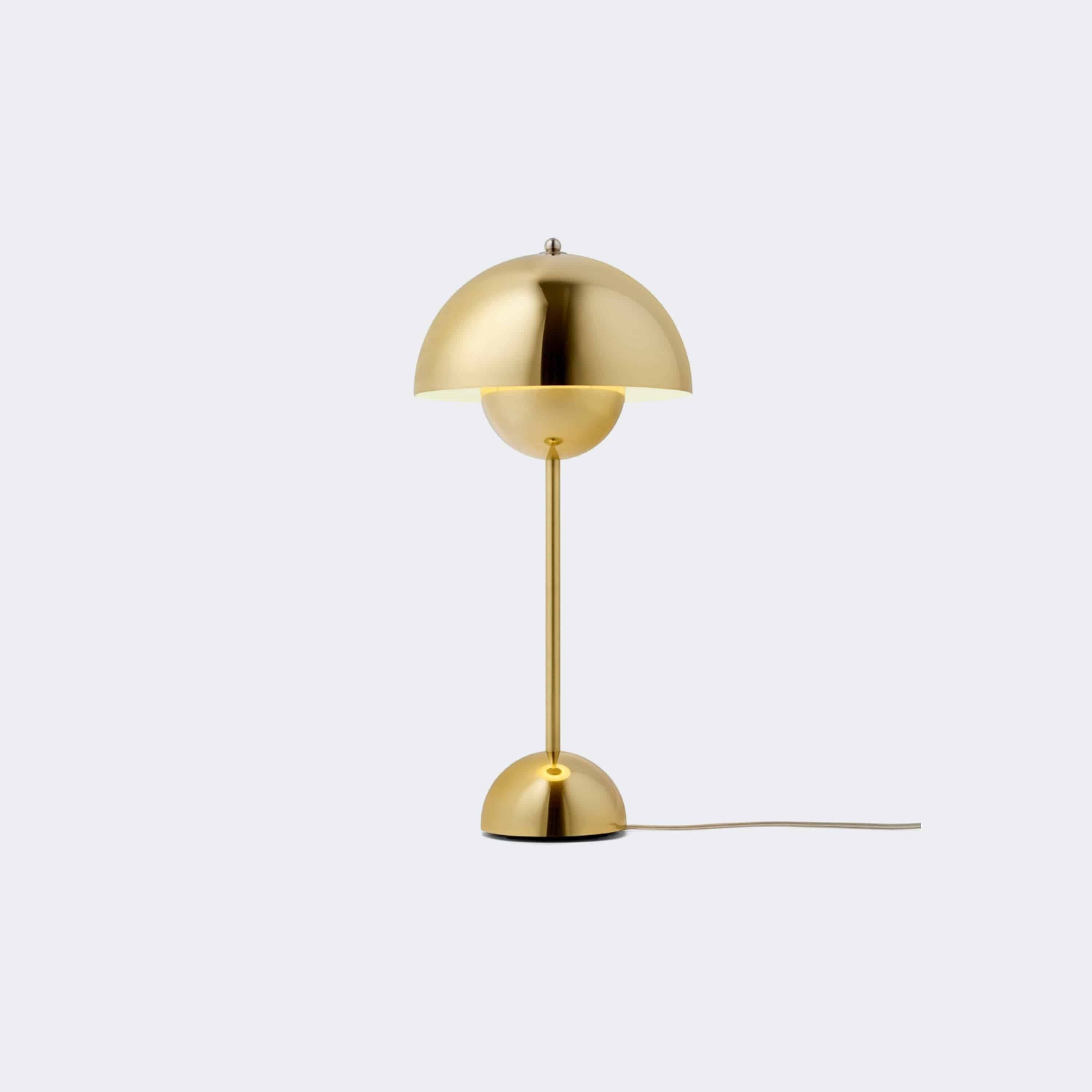 &Tradition Flowerpot VP3 Table Lamp Polished Brass - KANSO#Color_Polished Brass