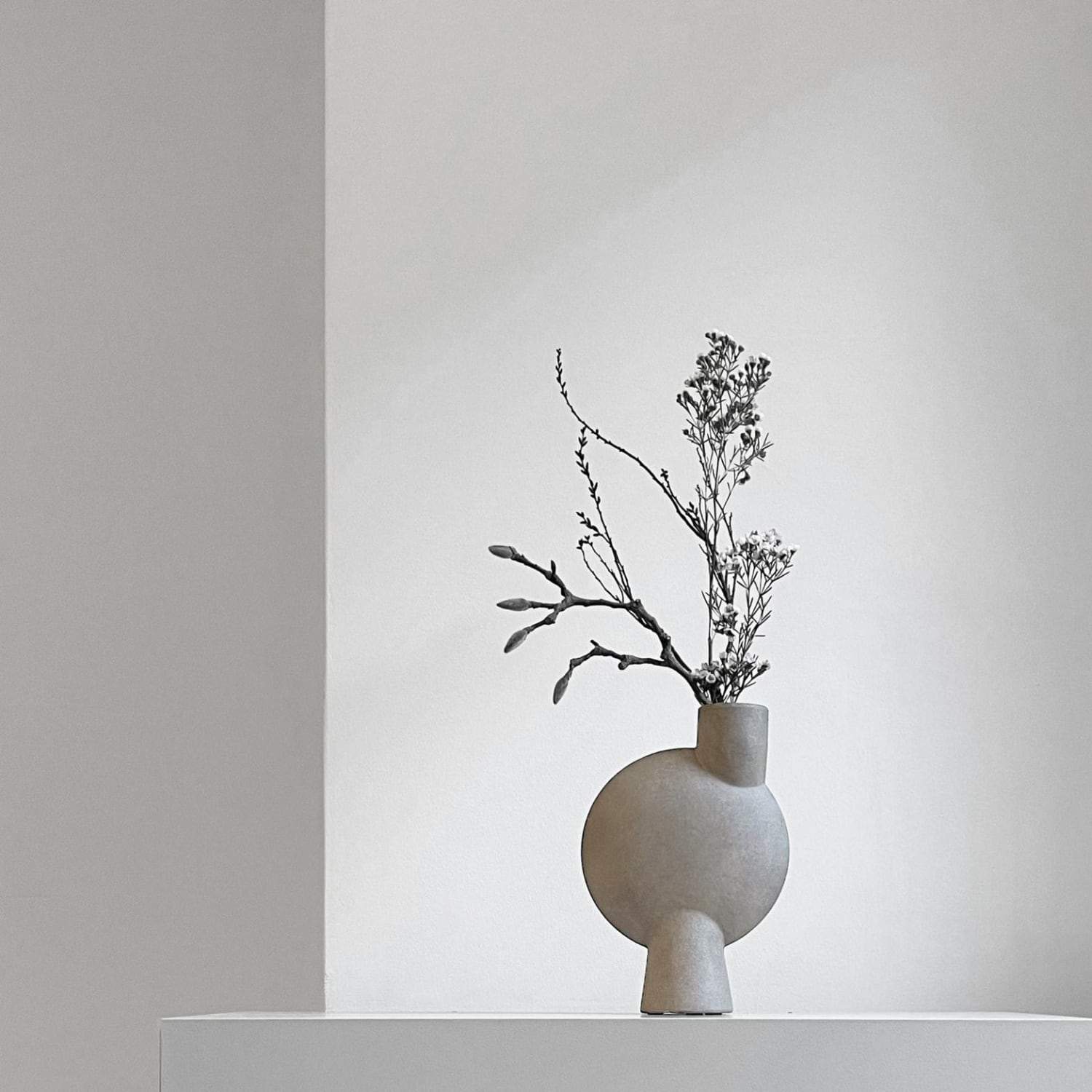 101 Copenhagen Sphere Vase Bubl, Medio - Taupe - KANSO