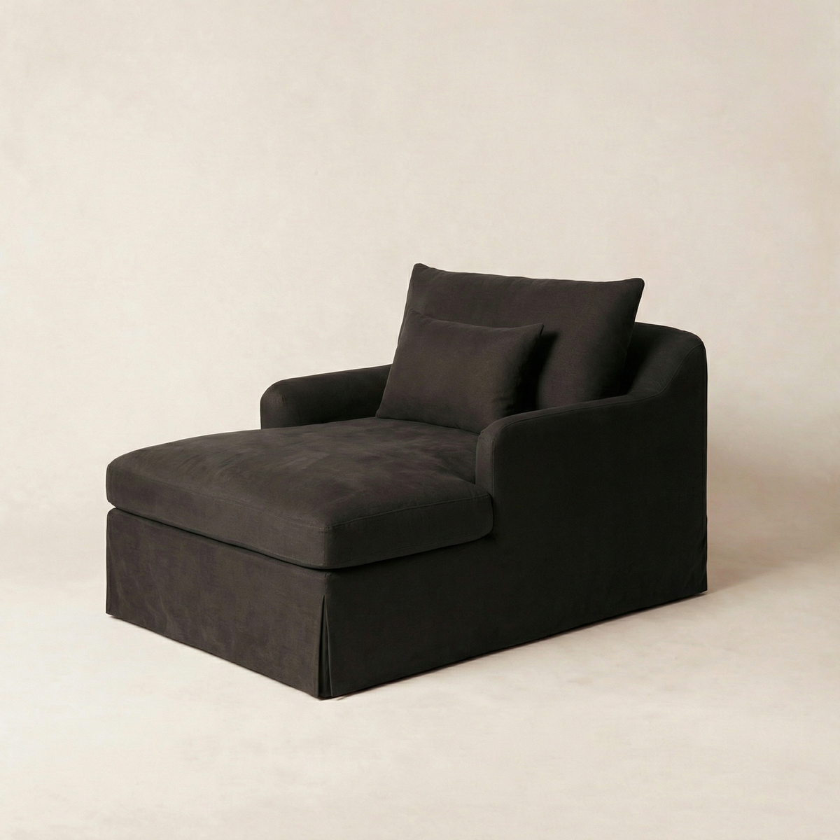 House of Leon Antwerp Chaise Lounge Vintage Black#Color_Vintage Black