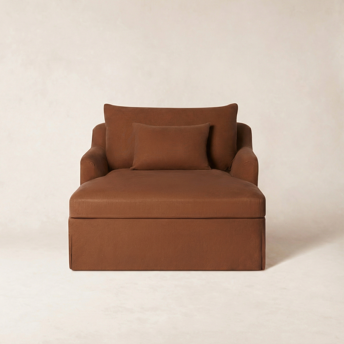 House of Leon Antwerp Chaise Lounge#Color_Rust