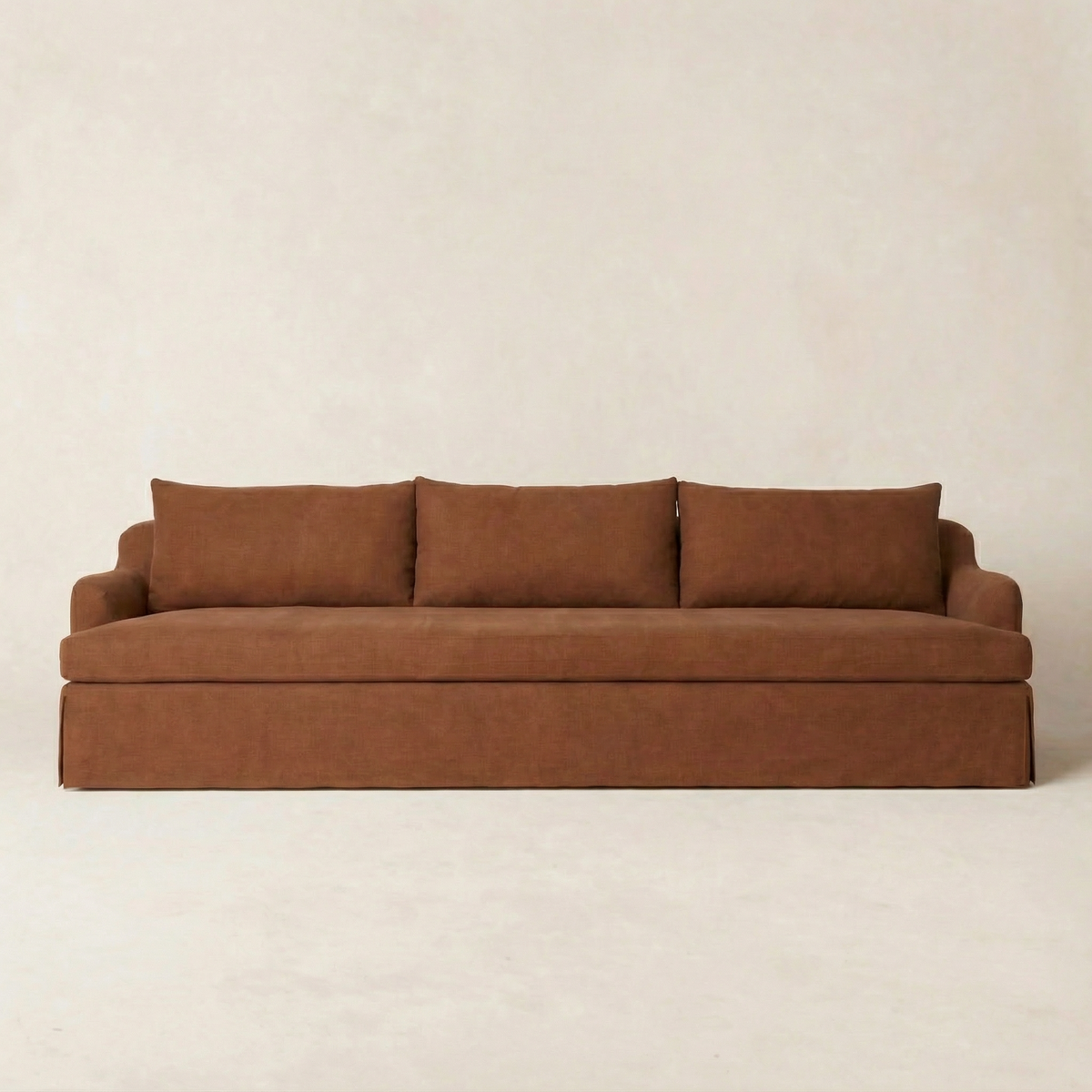 House of Leon Antwerp Sofa Rust 120"#Color_Rust