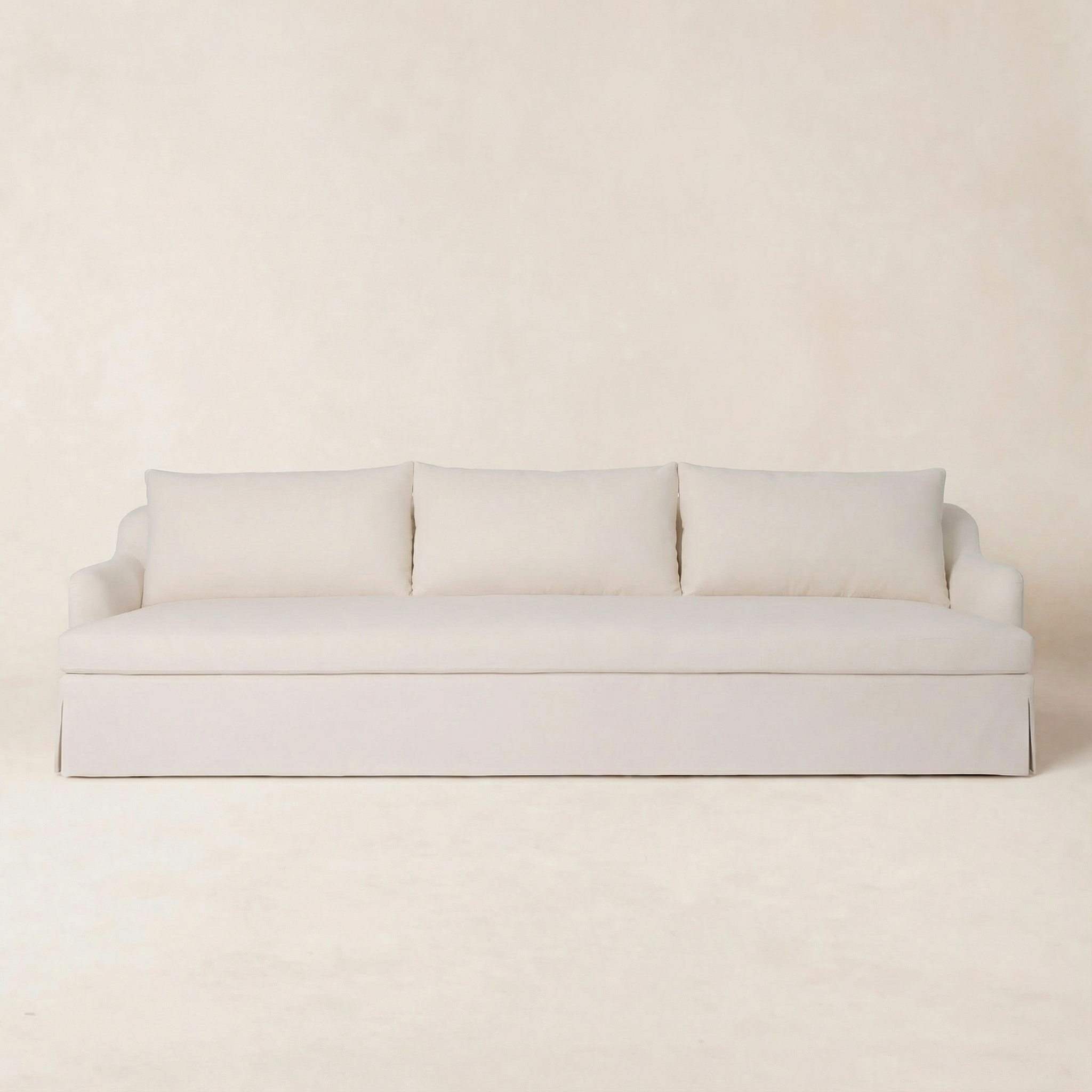 House of Leon Antwerp Sofa Bone 120"#Color_Bone