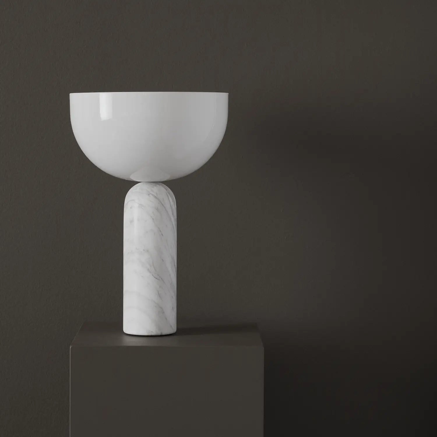 New Works Kizu Table Lamp, Large White Marble - KANSO#Color_White Marble