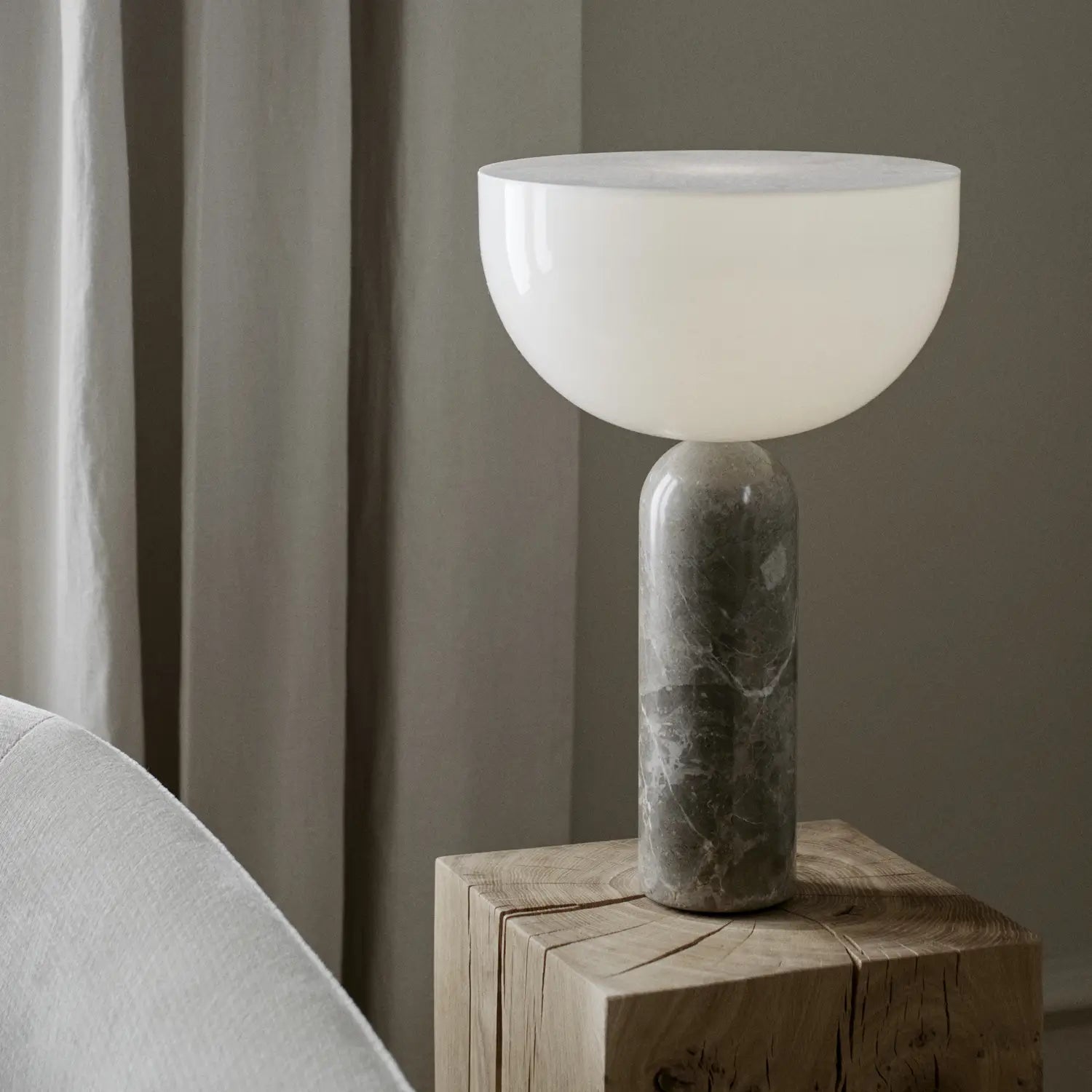 New Works Kizu Table Lamp, Large Gris du Marais - KANSO#Color_Gris du Marais