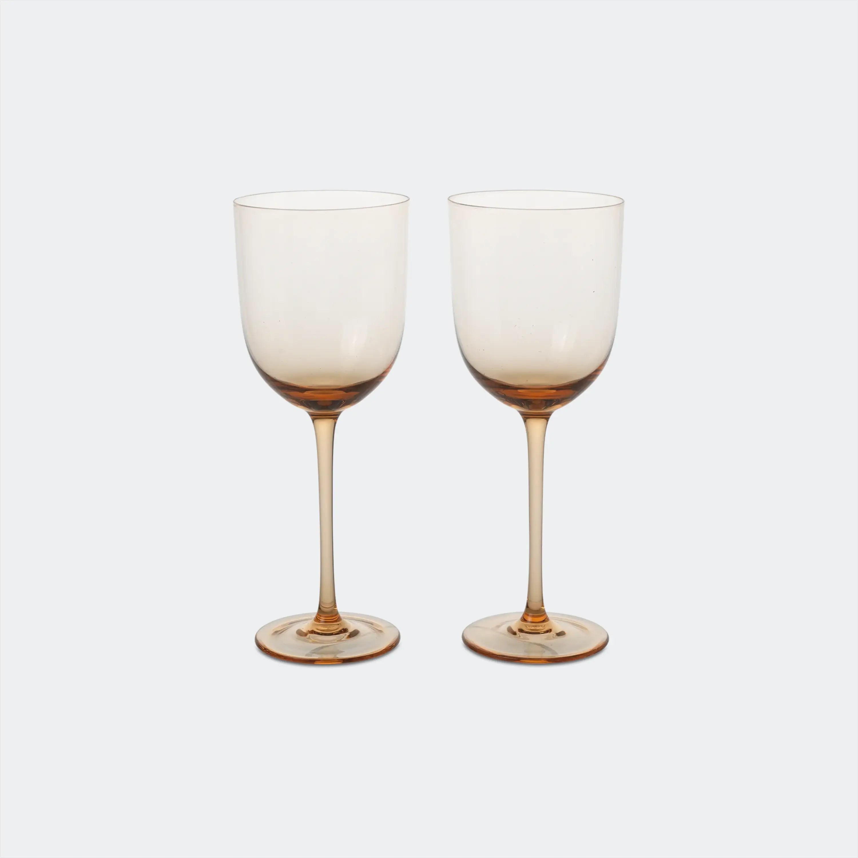 Ferm Living Host White Wine Glasses - Set of 2 Blush - KANSO#Color_Blush