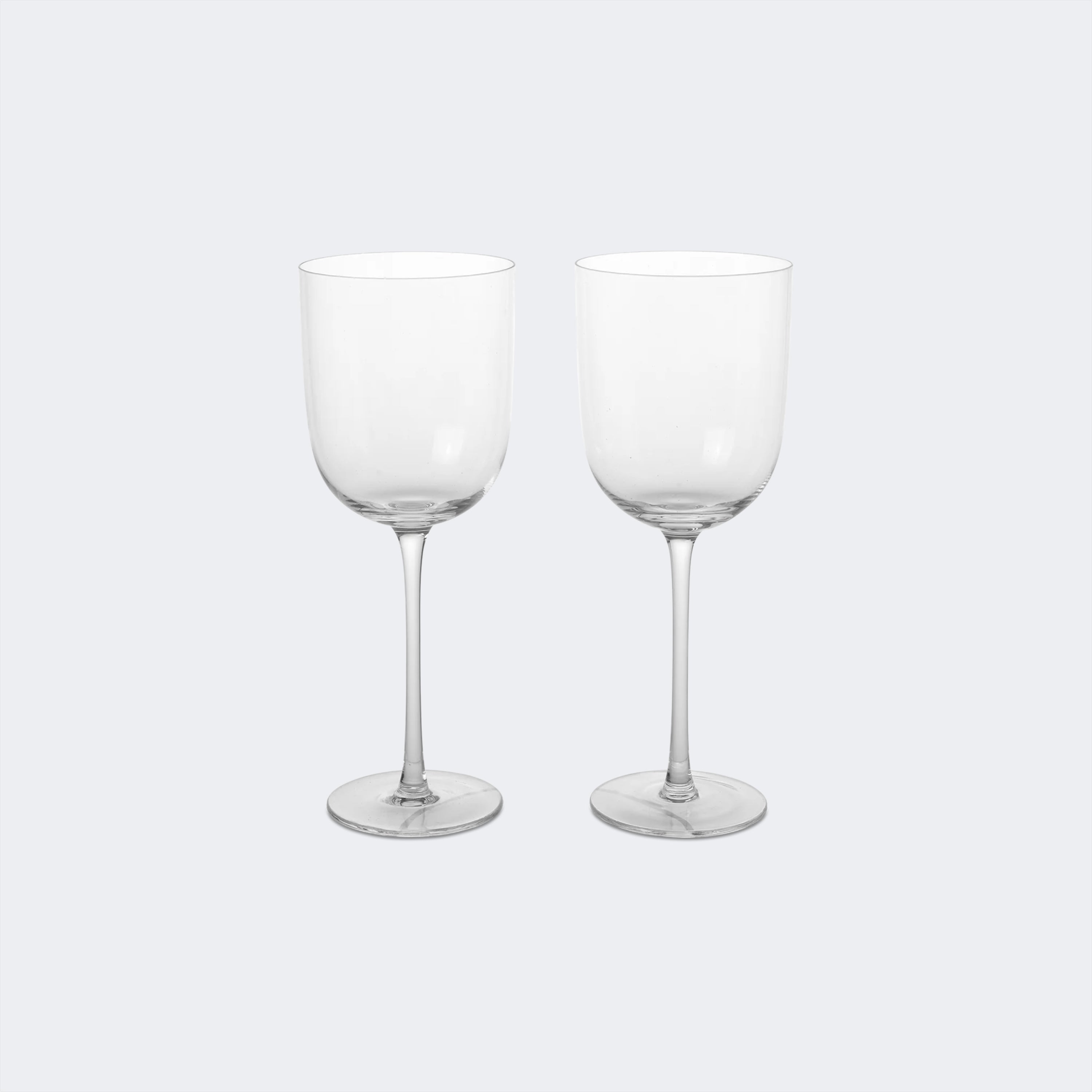 Ferm Living Host Red Wine Glasses - Set of 2 Clear - KANSO