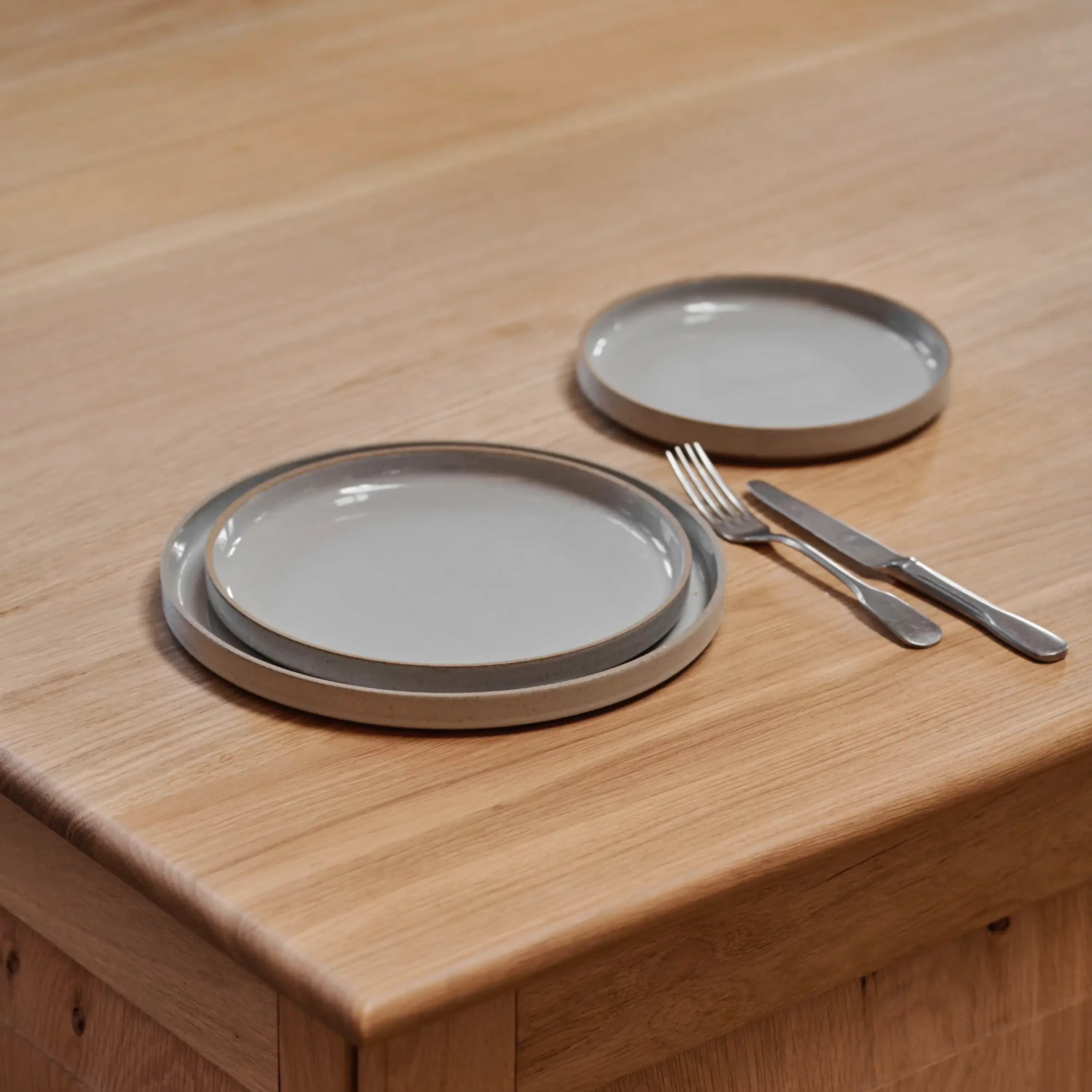 Hasami Porcelain Plate in Gloss Gray - KANSO