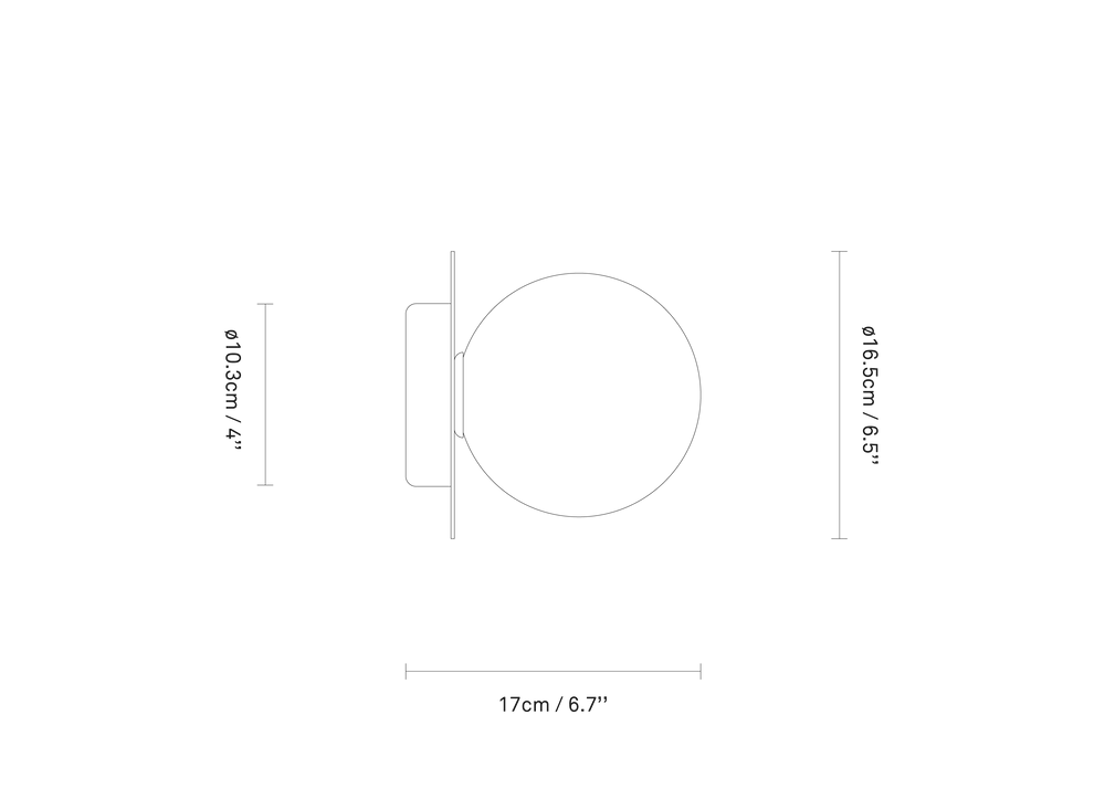 Dimensions drawing