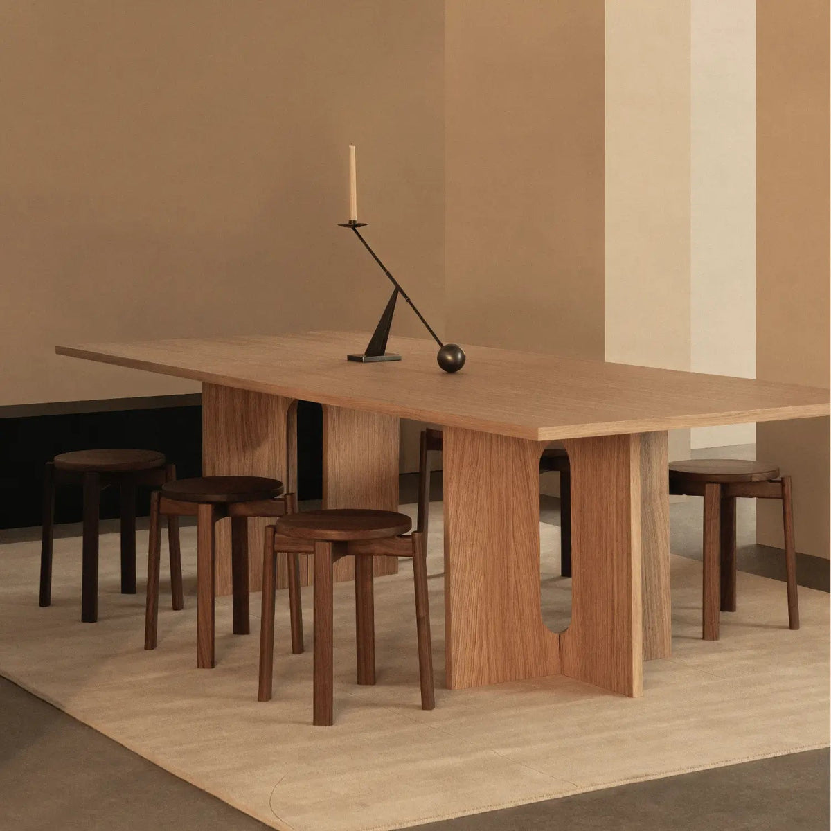 Audo Copenhagen Androgyne Dining Table, Rectangular Natural Oak#Color_Natural Oak