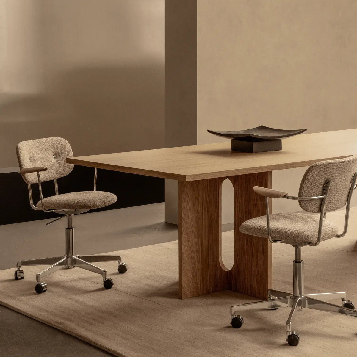 Audo Copenhagen Androgyne Dining Table, Rectangular Natural Oak#Color_Natural Oak