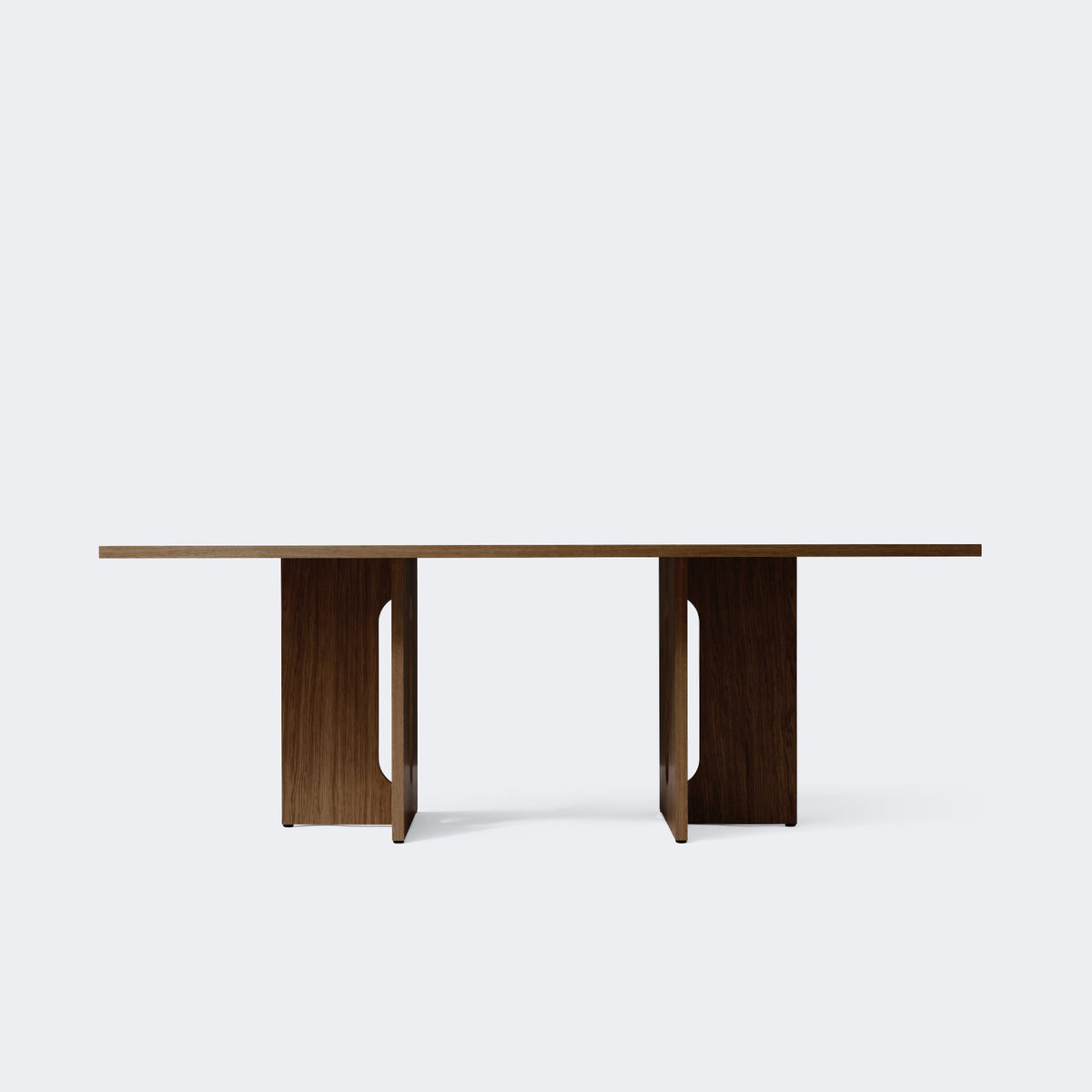 Audo Copenhagen Androgyne Dining Table, Rectangular 83" Dark Stained Oak#Color_Dark Stained Oak