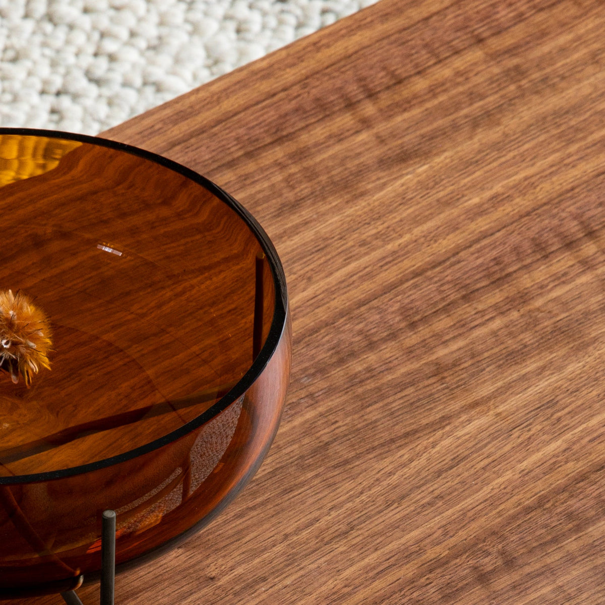 Audo Copenhagen Androgyne Lounge Table Walnut#Base/Top_Walnut