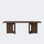 Audo Copenhagen Androgyne Lounge Table Dark Stained Oak - KANSO#Base/Top_Dark Stained Oak