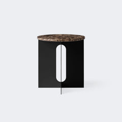 Audo Copenhagen Androgyne Side Table, 16.5in Emperador Marble - KANSO#Material_Emperador Marble
