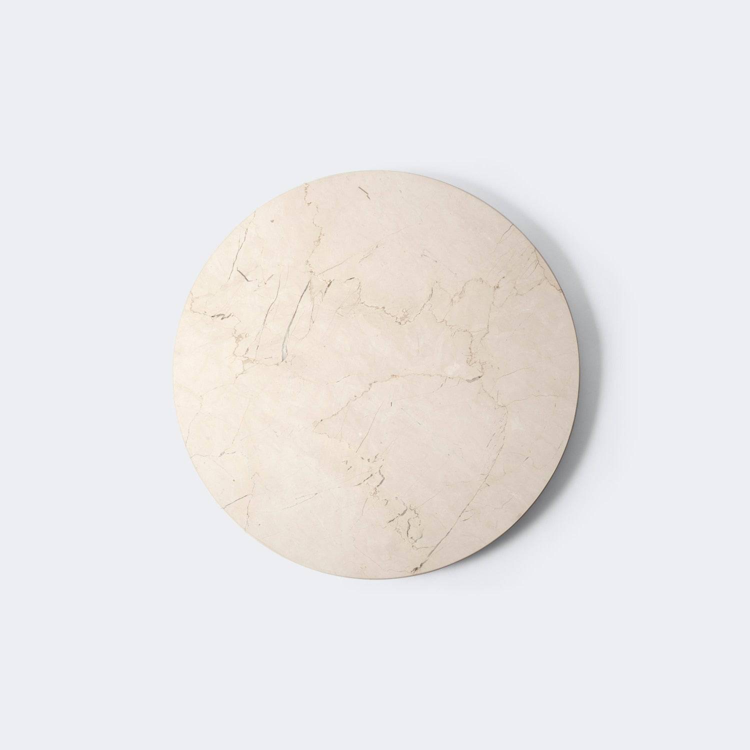 Audo Copenhagen Androgyne Side Table, 16.5in Ivory Marble - KANSO#Material_Ivory Marble