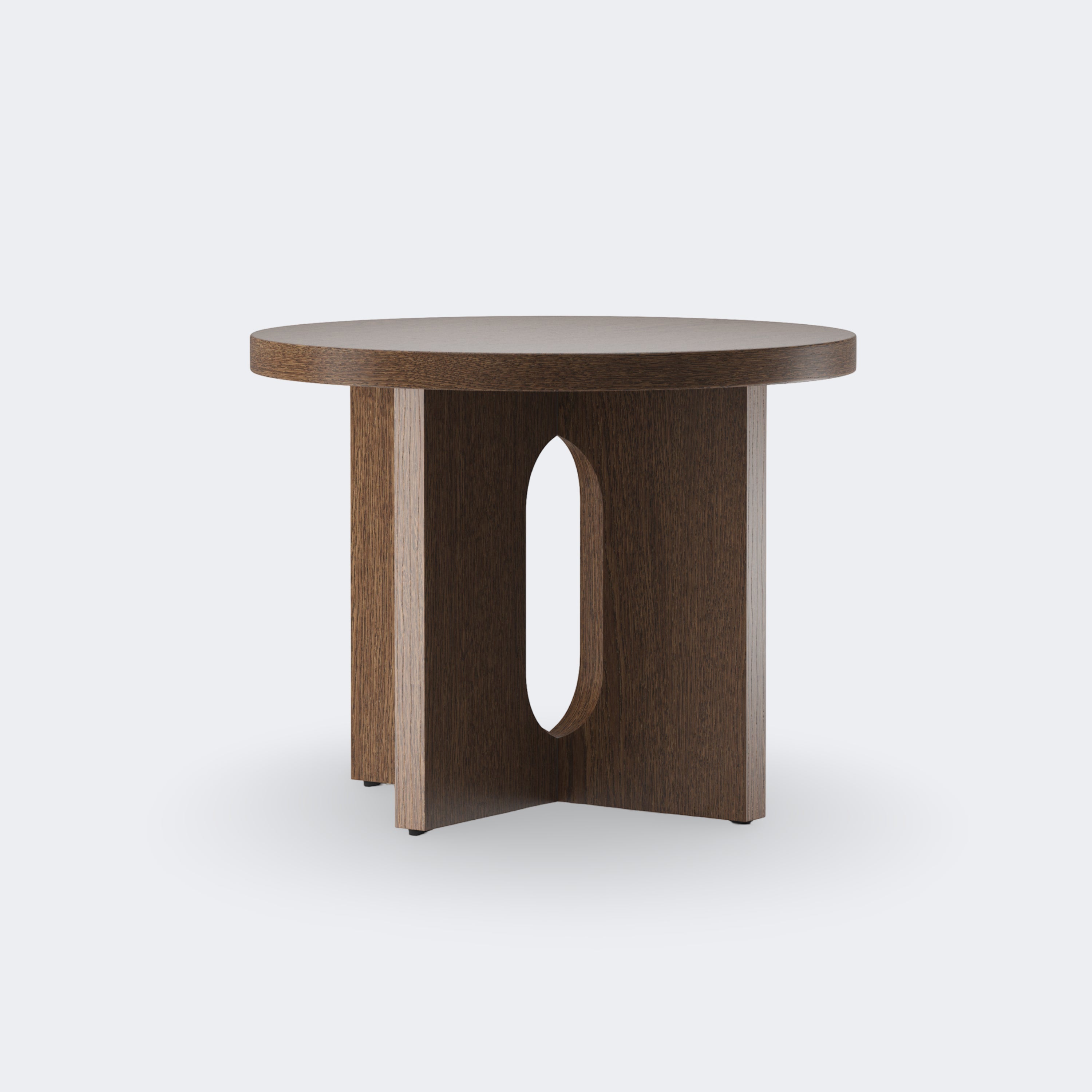 Audo Copenhagen Androgyne Side Table, 20 in. Dark Stained Oak - KANSO#Select Color_Dark Stained Oak
