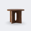 Audo Copenhagen Androgyne Side Table, 20 in. Walnut#Select Color_Walnut