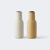 Audo Copenhagen Bottle Grinders, Set of 2 Barley, Walnut Lid - KANSO#Color_Barley, Walnut Lid