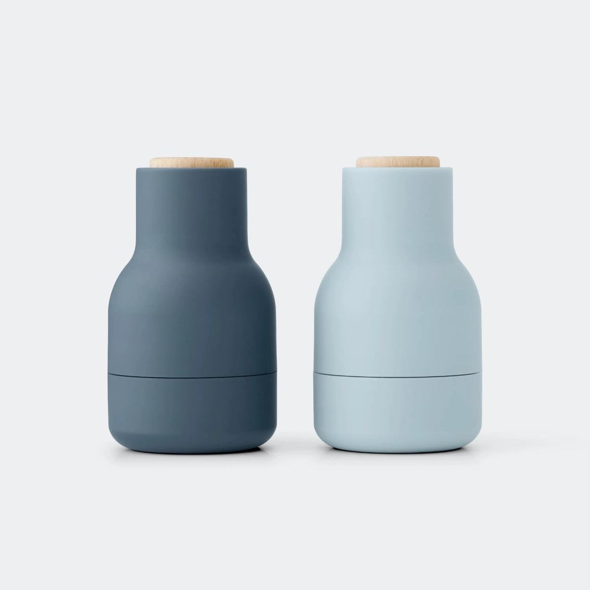 Audo Copenhagen Bottle Grinders, Small, Set of 2 Blues - KANSO#Color_Blues