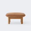 Audo Copenhagen Brasilia Ottoman Natural Oak Dunes Camel - 21004