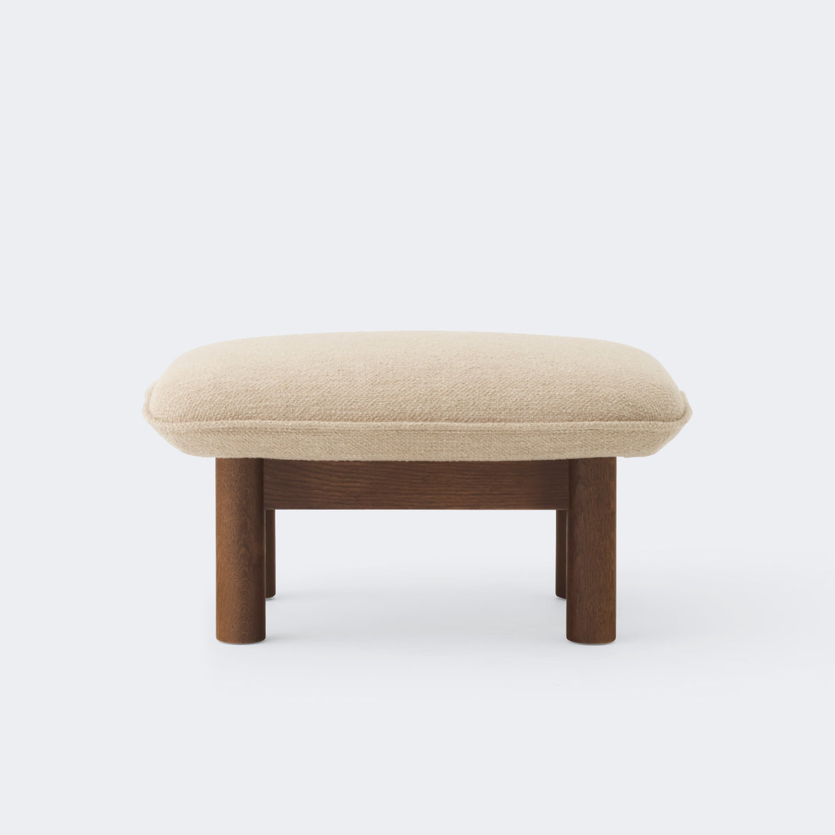 Audo Copenhagen Brasilia Ottoman Dark Stained Oak Boucle 02