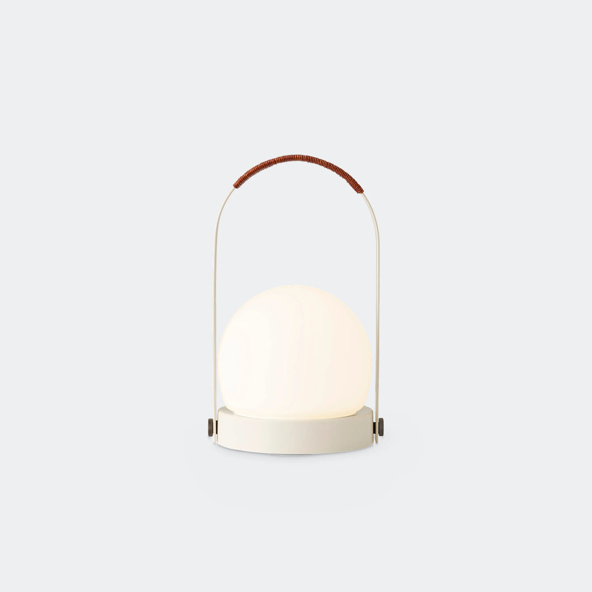 Audo Copenhagen Carrie LED Lamp Ivory Leather - KANSO#Color_Ivory Leather