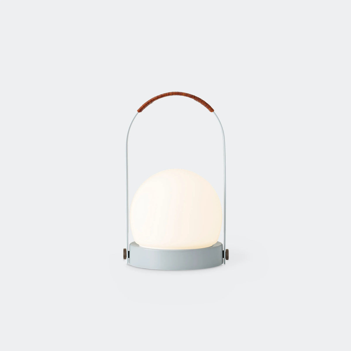 Audo Copenhagen Carrie LED Lamp Linen Blue Leather - KANSO#Color_Linen Blue Leather