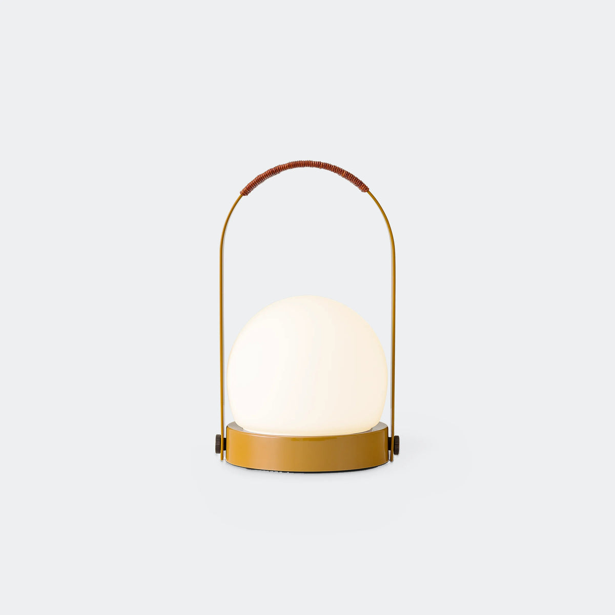 Audo Copenhagen Carrie LED Lamp Golden Brown Leather - KANSO#Color_Golden Brown Leather