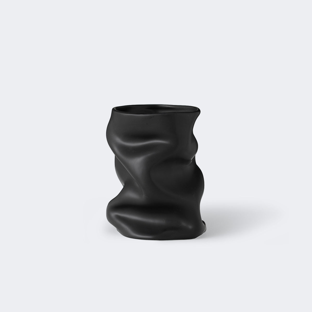 Audo Copenhagen Collapse Vase Black#Finish_Black