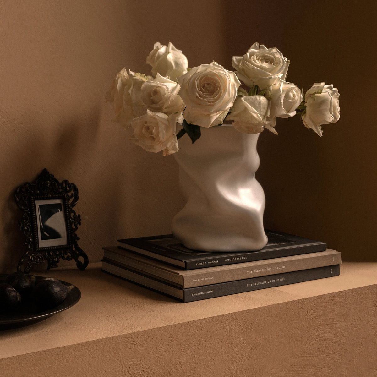 Audo Copenhagen Collapse Vase White#Finish_White