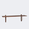 Audo Copenhagen Corbel Shelf, Long Dark Stained Oak - KANSO#Material_+Dark Stained Oak