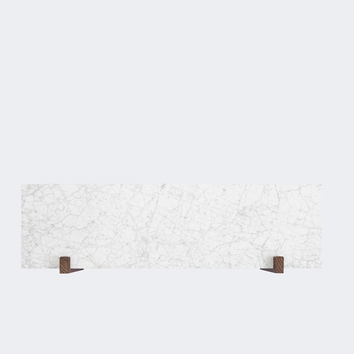 Audo Copenhagen Corbel Shelf, Long Carrara Marble#Material_Carrara Marble